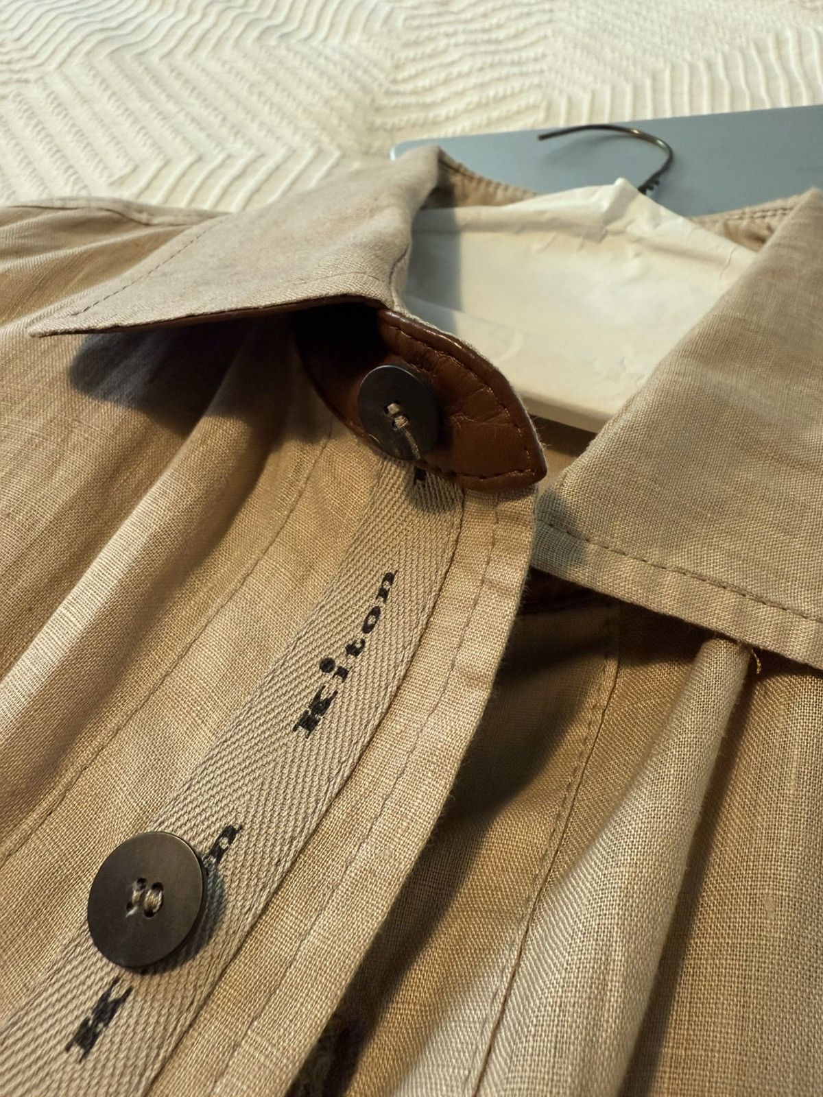 Kiton Kiton Linen Overshirt Size US L / EU 52-54 / 3 - 8 Thumbnail