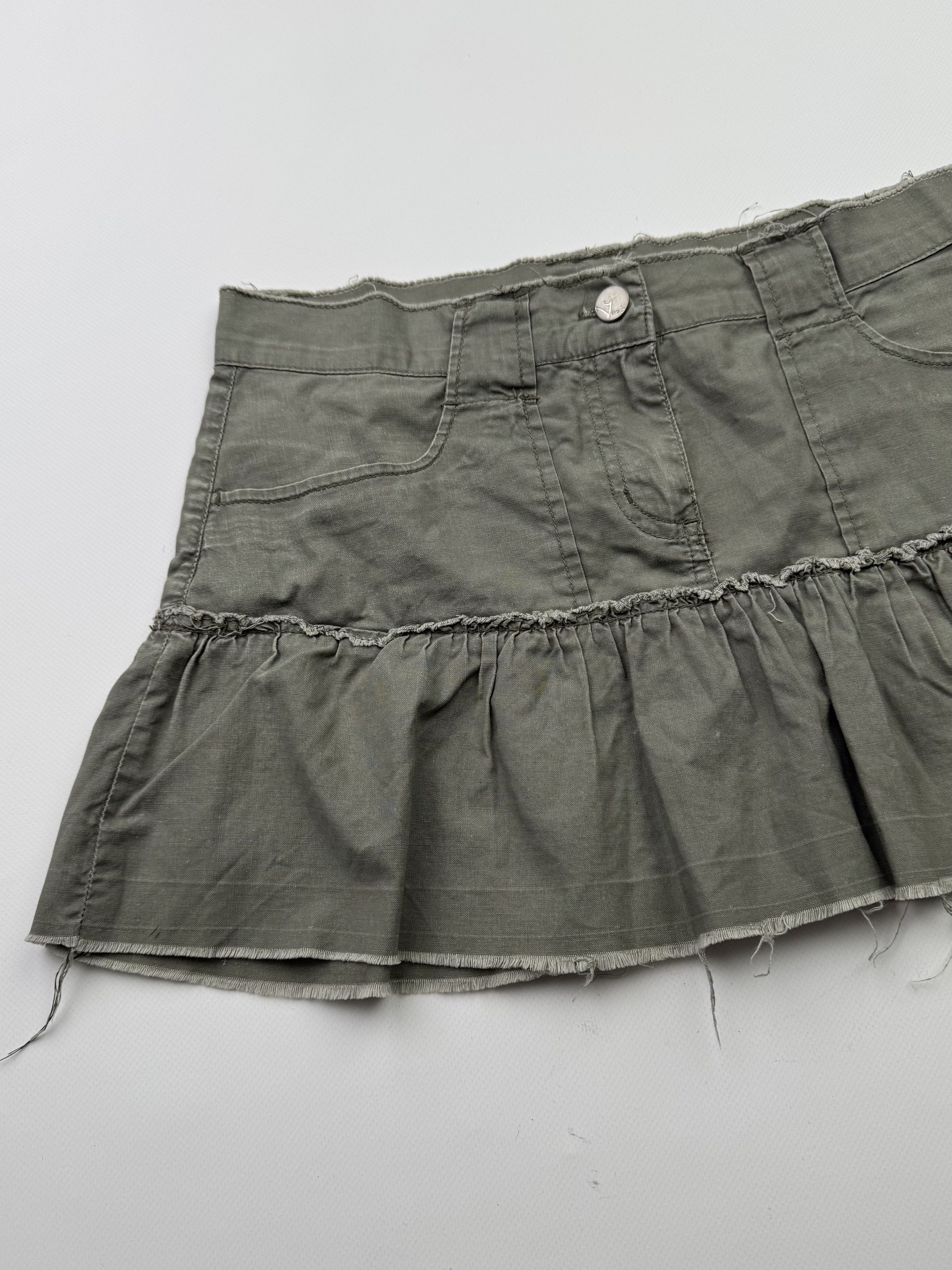 Vintage Vintage Mini Skirt B576(V327)E2 Size 27" / US 4 / IT 40 - 2 Thumbnail