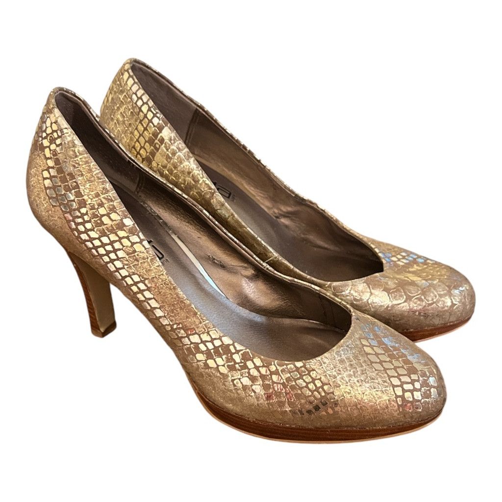 Other Moda In Pelle Gold Pumps Size 9 Size US 9 / IT 39 - 1 Thumbnail