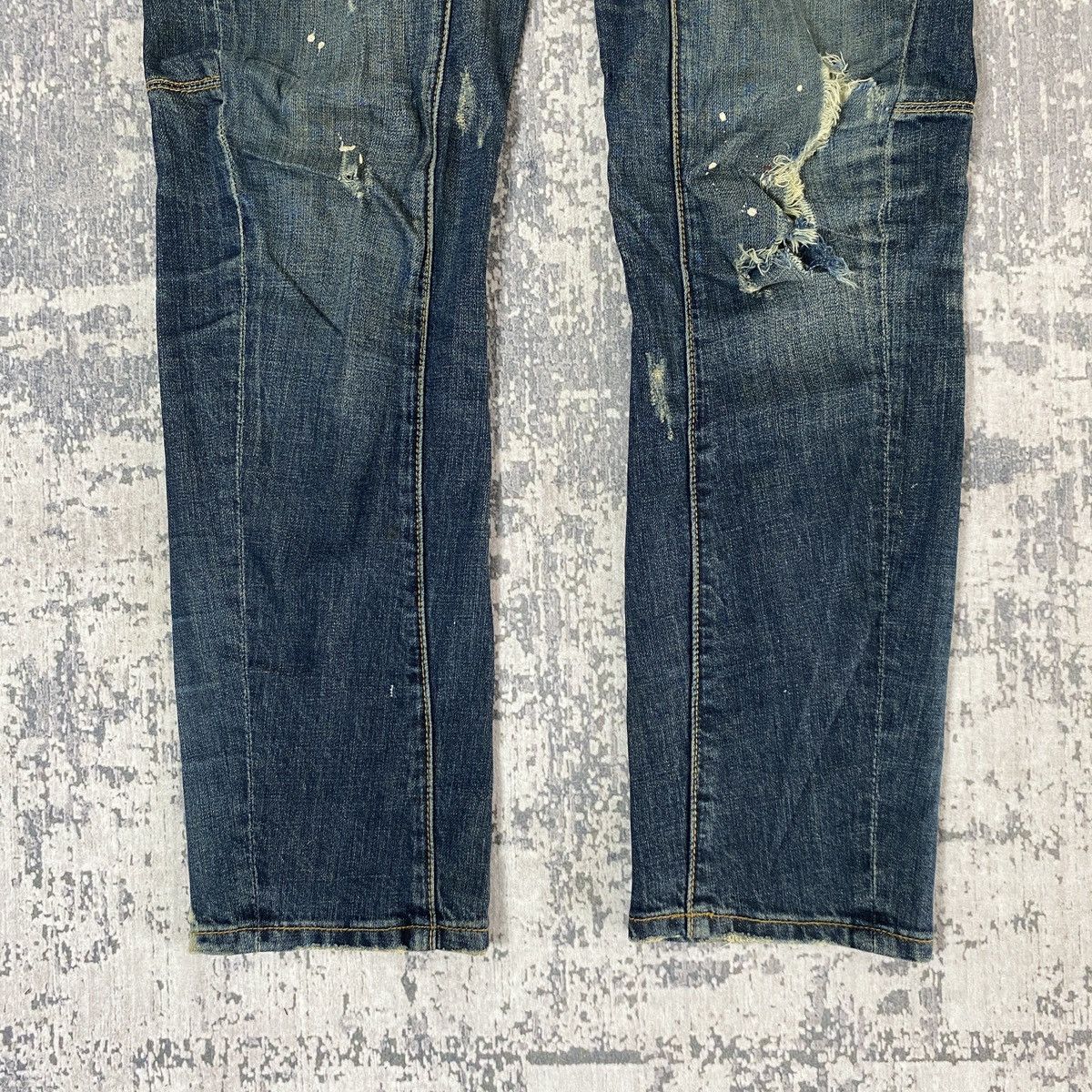 Dsquared2 Dsquared2 Distressed Splatter Denim Pants Size US 36 / EU 52 - 2 Thumbnail