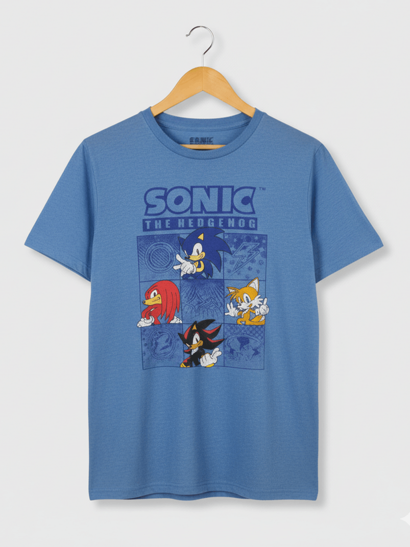Cartoon Network Old Navy x Sonic The Hedgehog "Collectabilitees" Graphic Size US S / EU 44-46 / 1 - 1 Thumbnail