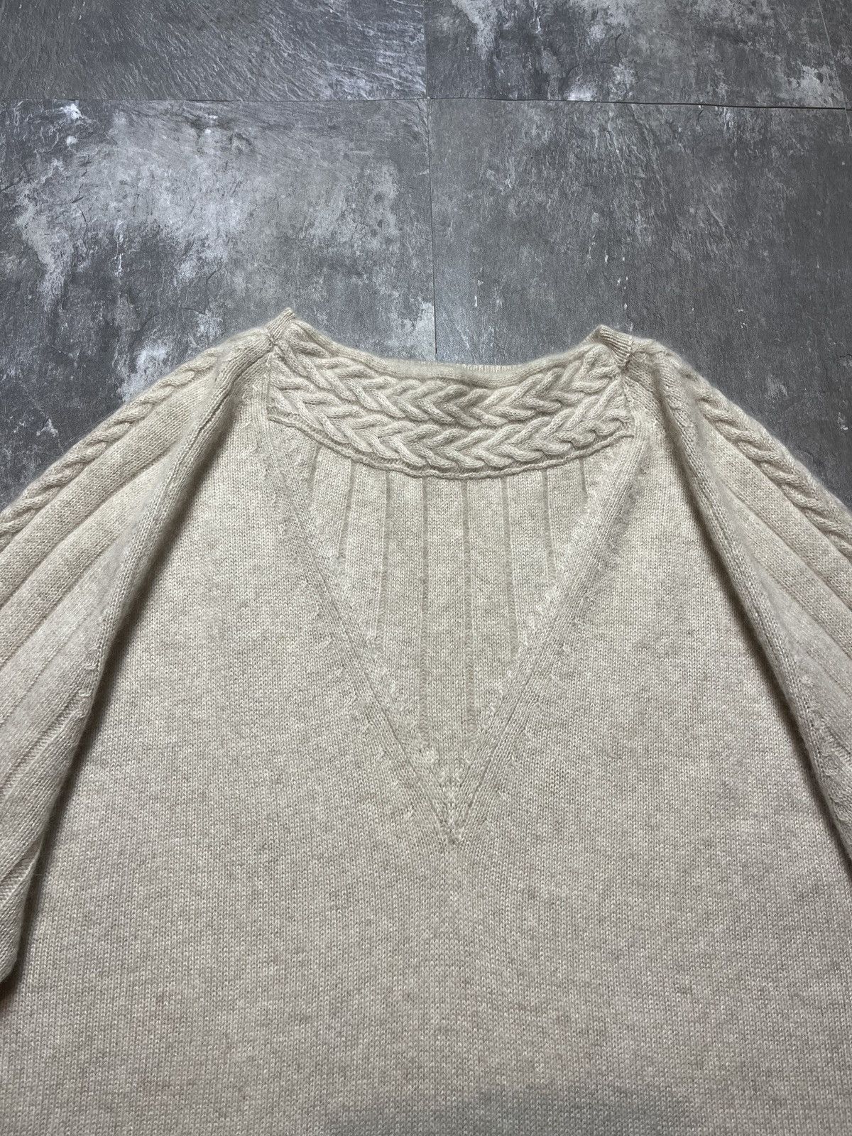 Brioni Brioni Roma Beige 100% Cashmere Crewneck Italy Rare Sweater Size US M / EU 48-50 / 2 - 2 Thumbnail