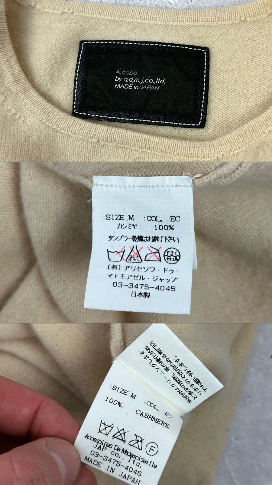 Japanese Brand × Vintage Vintage Made in Japan God Save The Queen Cashmere Sweater Size US M / EU 48-50 / 2 - 12 Thumbnail