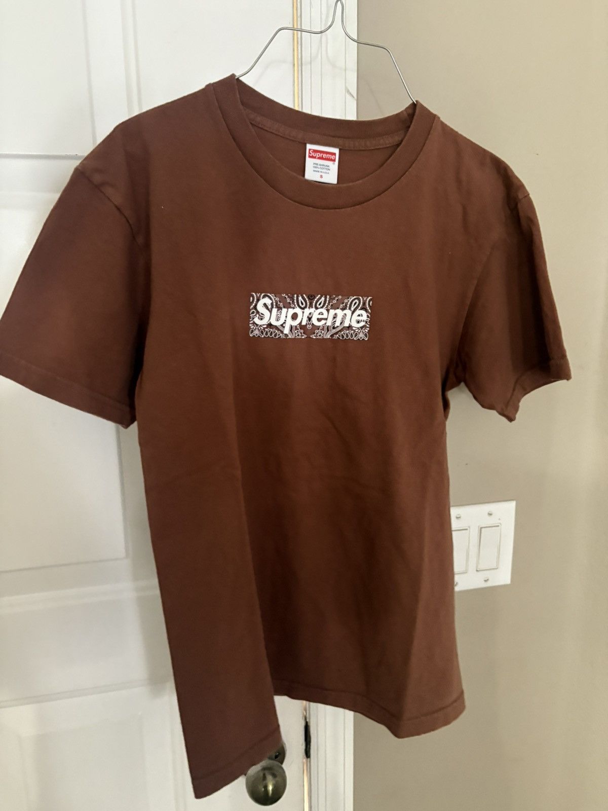 Supreme Supreme Bandana Box Logo Tee Size US S / EU 44-46 / 1 - 1 Thumbnail