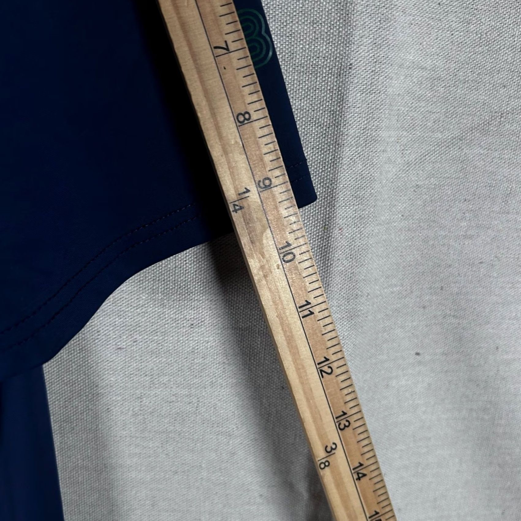 Vintage Tom Baine Mens Large Navy Blue 1/4 Zip Polo Shirt Short Sleeve Performance Shirt Golf Size US L / EU 52-54 / 3 - 6 Thumbnail