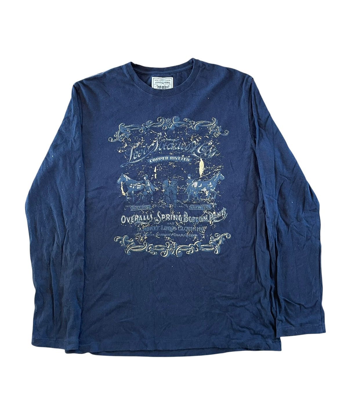 Levi's Levis Copper Riveted Long Sleeve Size US S / EU 44-46 / 1 - 1 Thumbnail