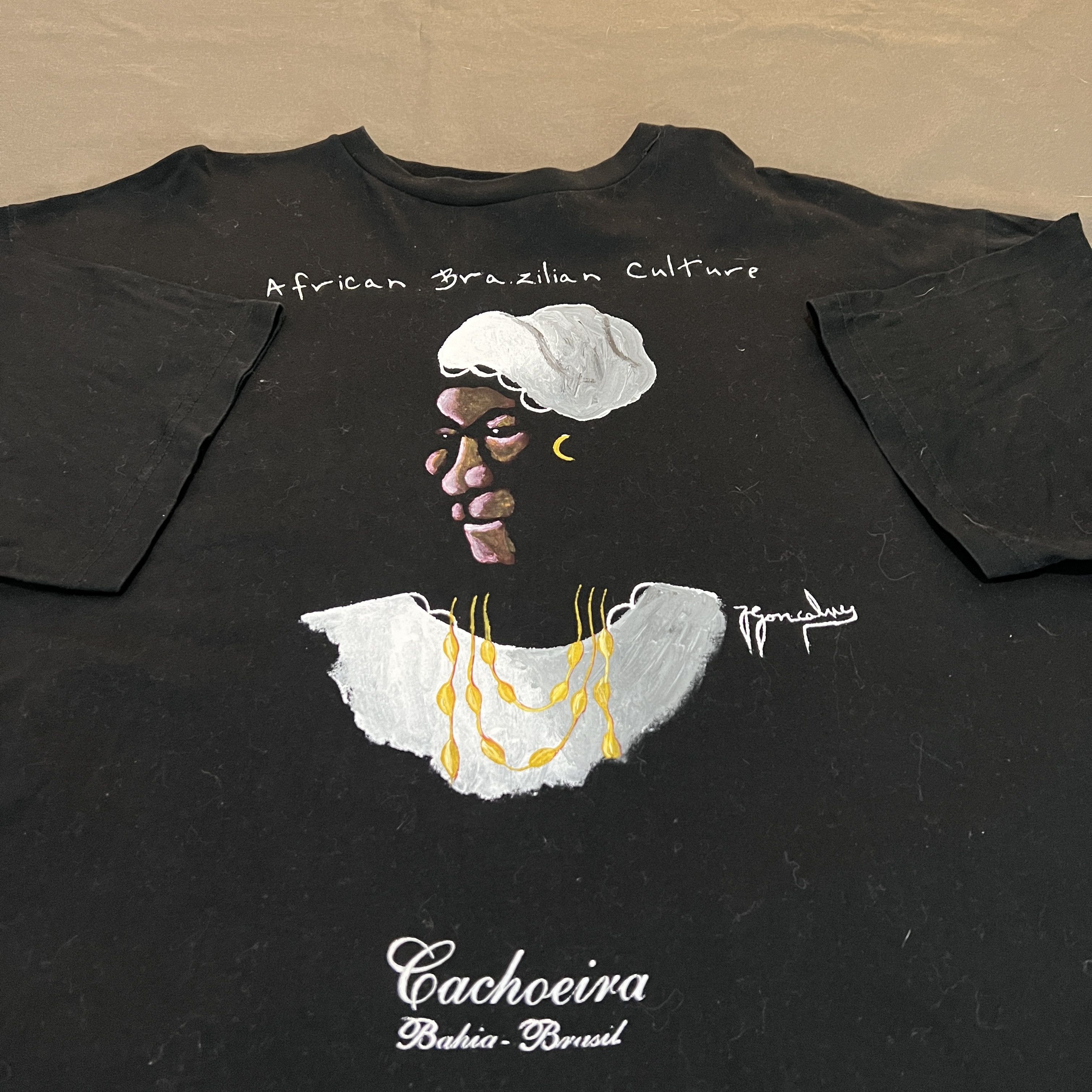 Rap Tees × Vintage Vintage Brazilian African culture black woman Tee XL Size US XL / EU 56 / 4 - 1 Thumbnail