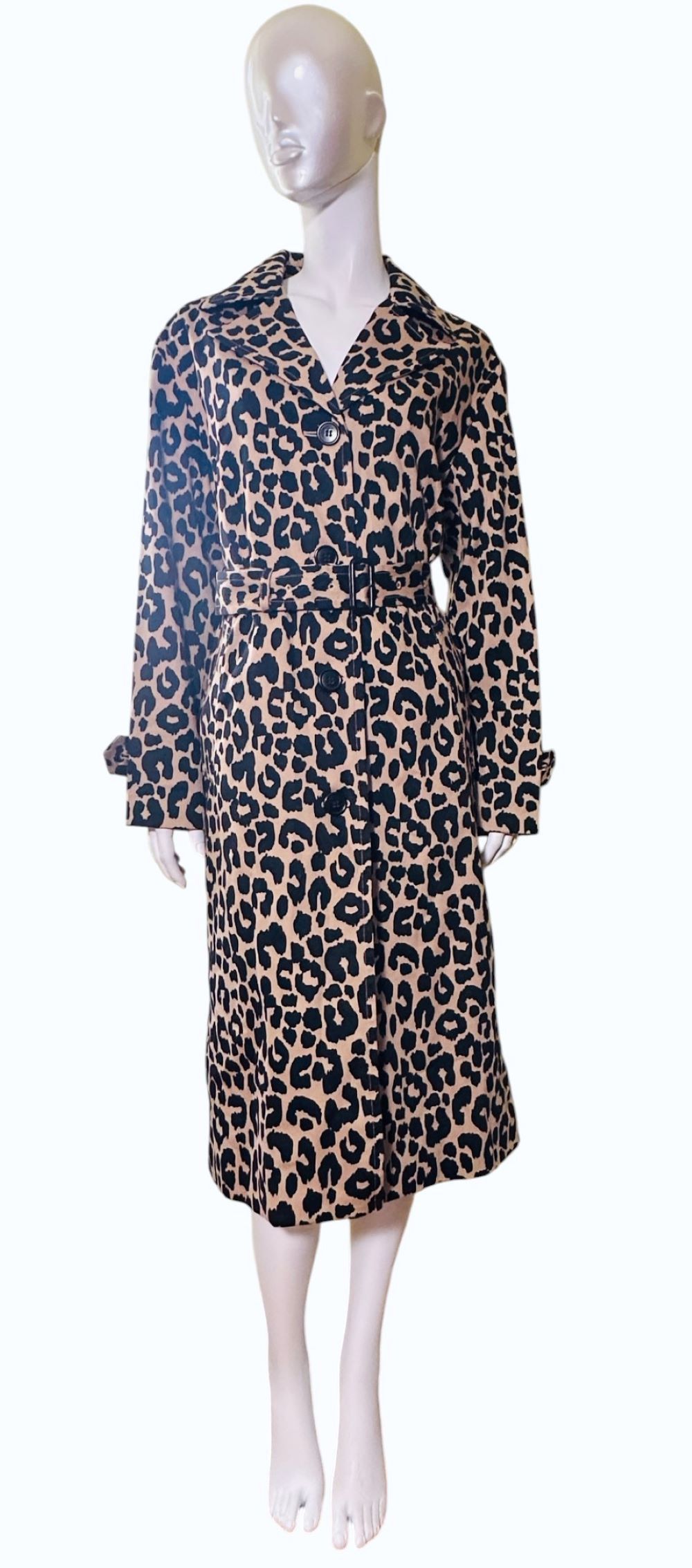 Coach Leopard print trench coat Size M / US 6-8 / IT 42-44 - 2 Thumbnail