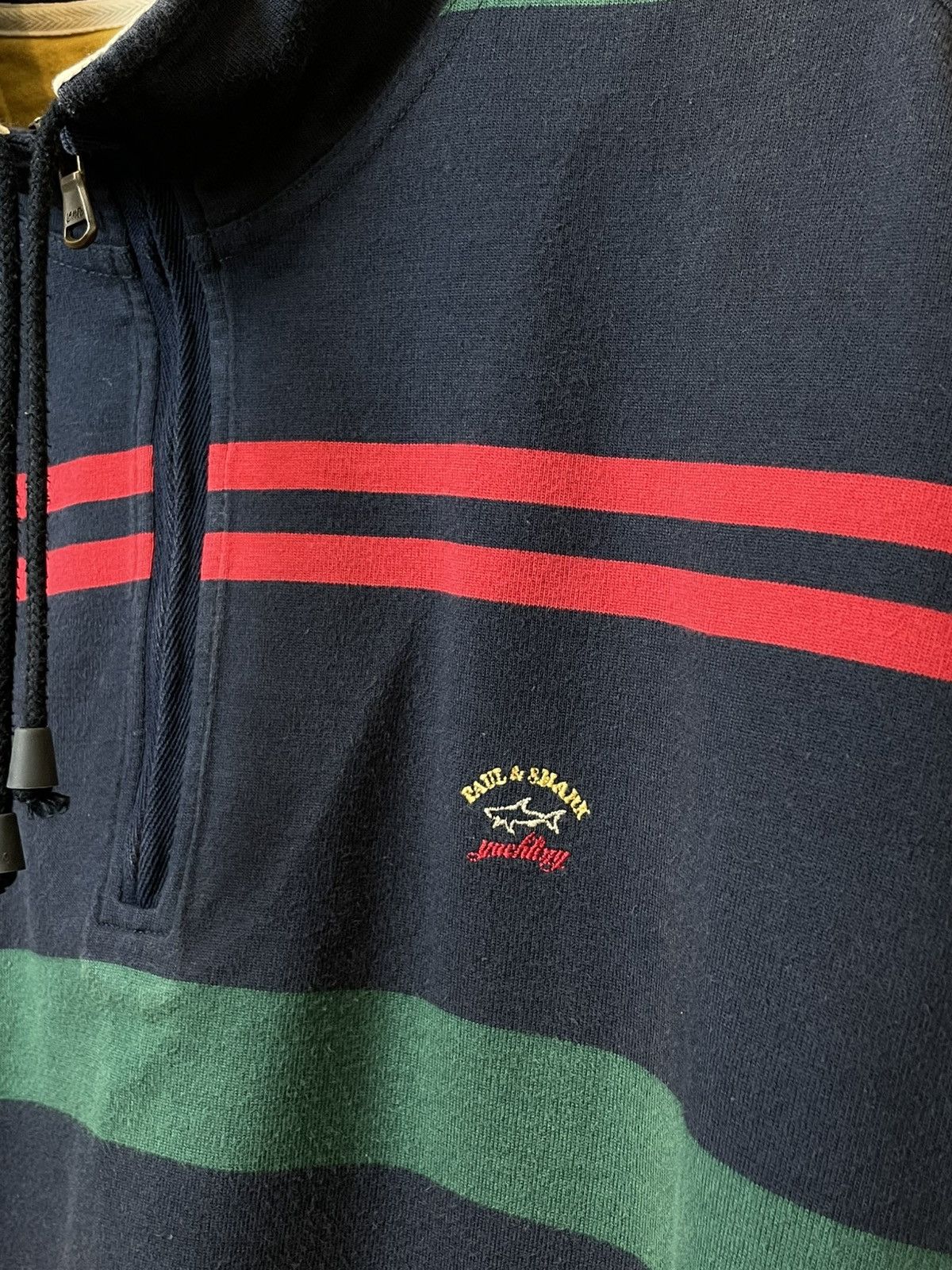 Paul & Shark Vintage Paul & Shark Yachting 1/4 Lampo Zip Sweater Size US XL / EU 56 / 4 - 4 Thumbnail