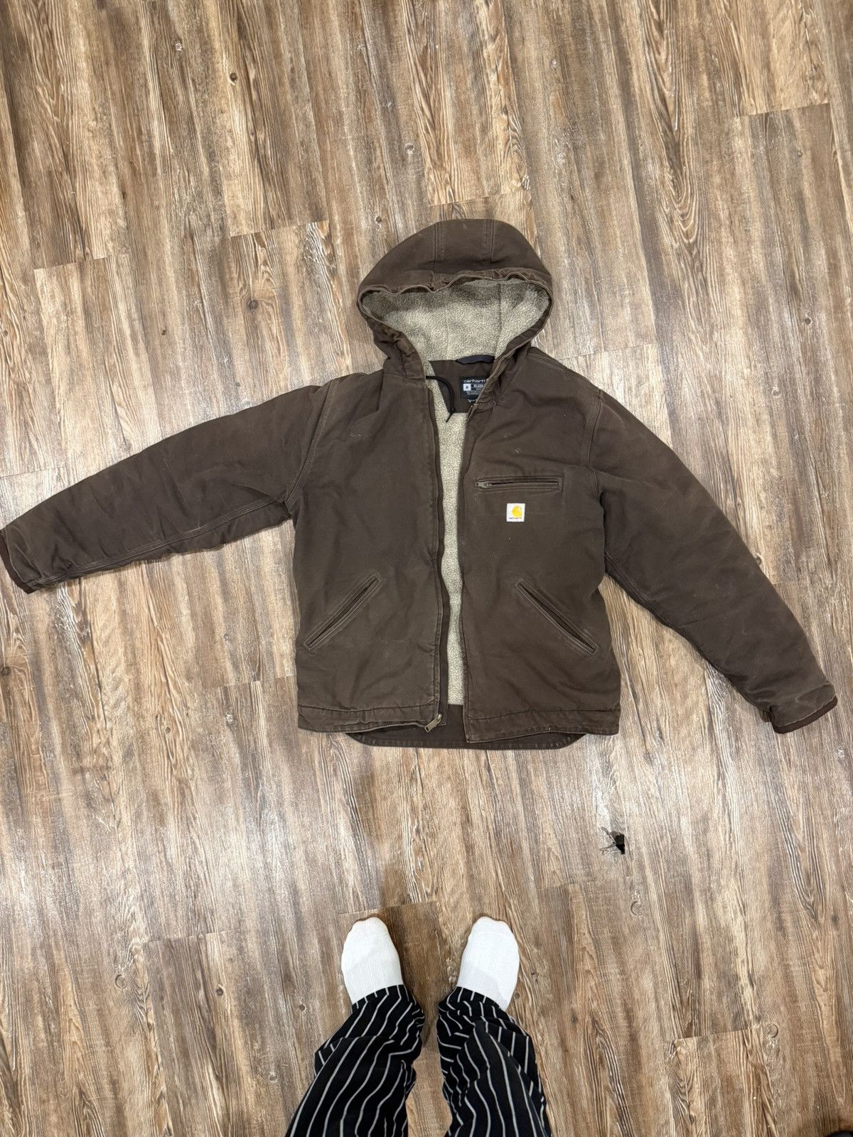 Carhartt Relaxed Fit Hooded Work Jacket Size US M / EU 48-50 / 2 - 1 Thumbnail