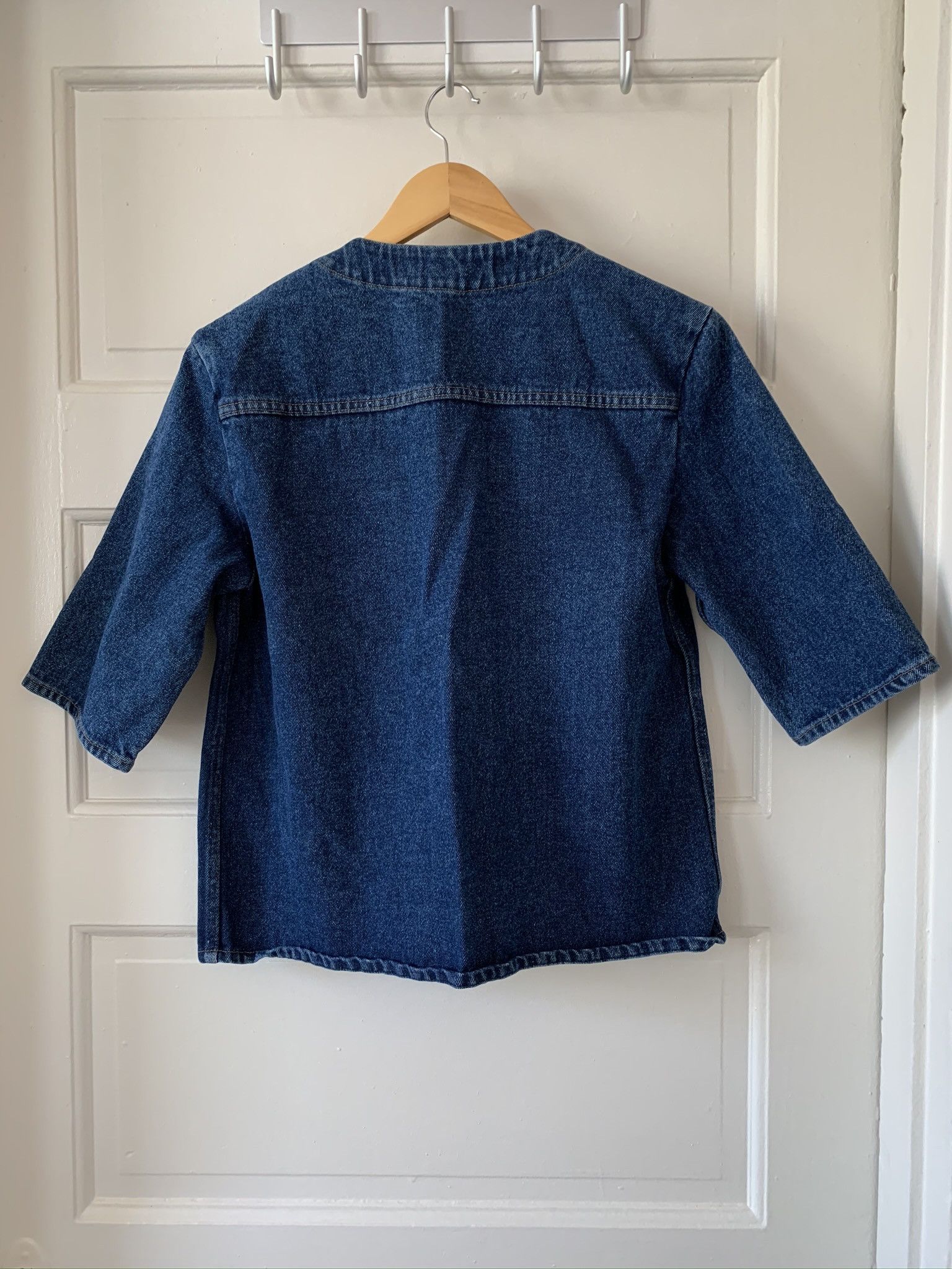 Y/Project Blue Layered Denim Jacket with Cut Outs Size US S / EU 44-46 / 1 - 10 Thumbnail