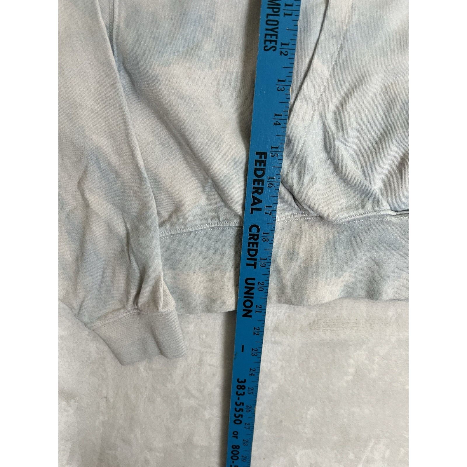 Nike Nike Women's Oversized Pullover Hoodie "Worn Blue & White" T Size XS / US 0-2 / IT 36-38 - 6 Thumbnail
