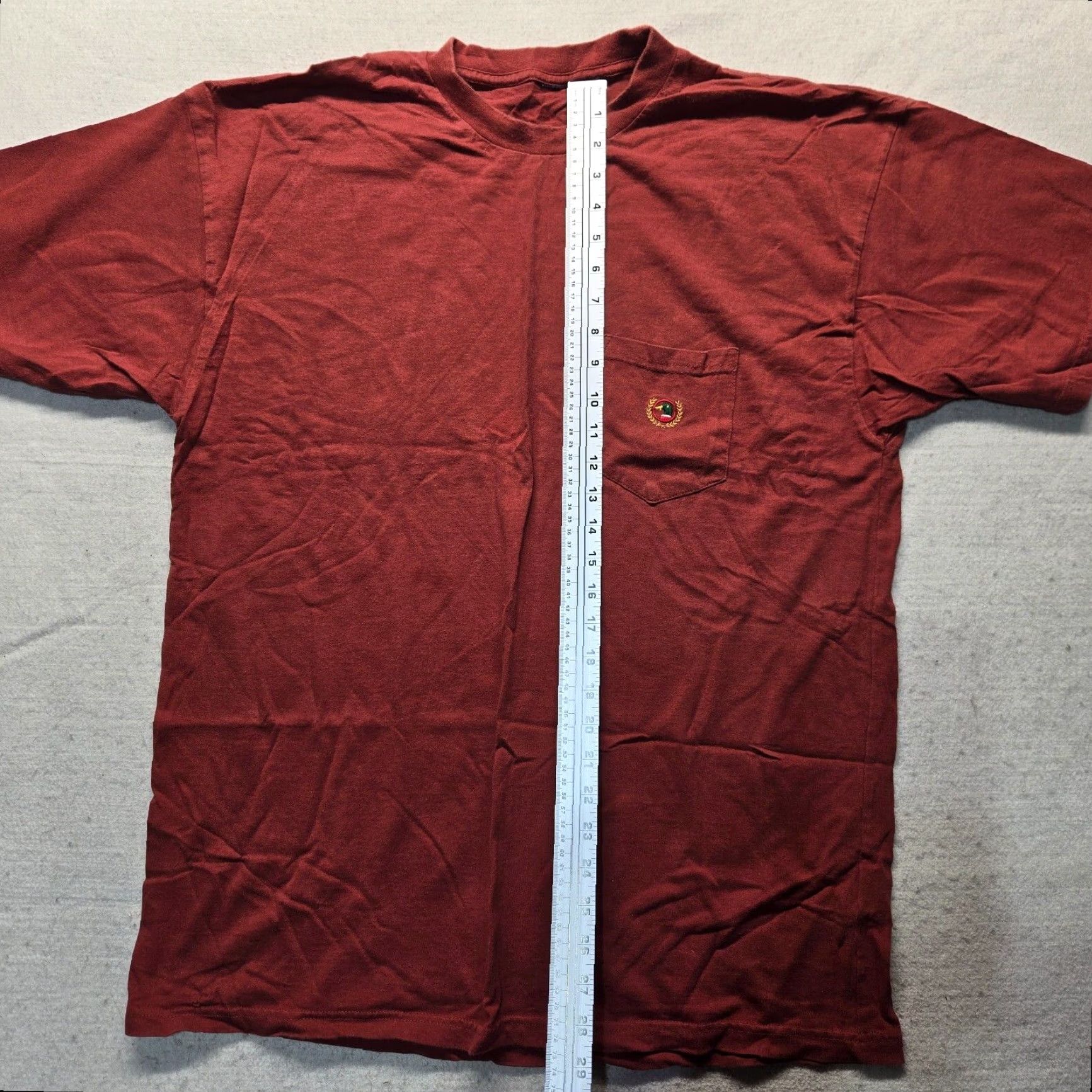Vintage VINTAGE RedHead Men's T-Shirt 2XL Cotton Solid Red Casual Tee 90s Size US XXL / EU 58 / 5 - 5 Thumbnail