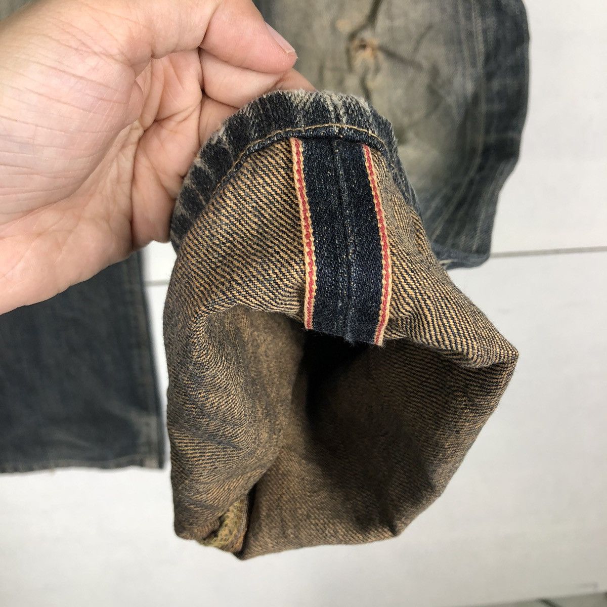 Edwin 90’s VINTAGE EDWIN 505ZXX ORANGE TAG SELVEDGES JAPAN Size US 29 - 13 Thumbnail
