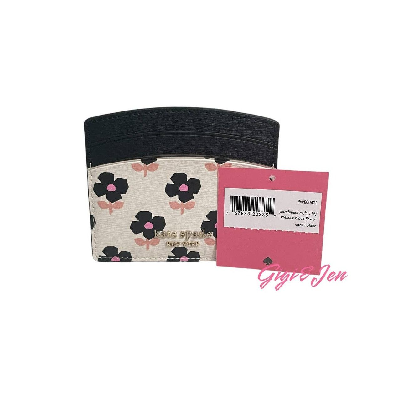 Kate Spade Kate Spade Print Floral Cardholder ID Wallet Card Size ONE SIZE - 2 Thumbnail