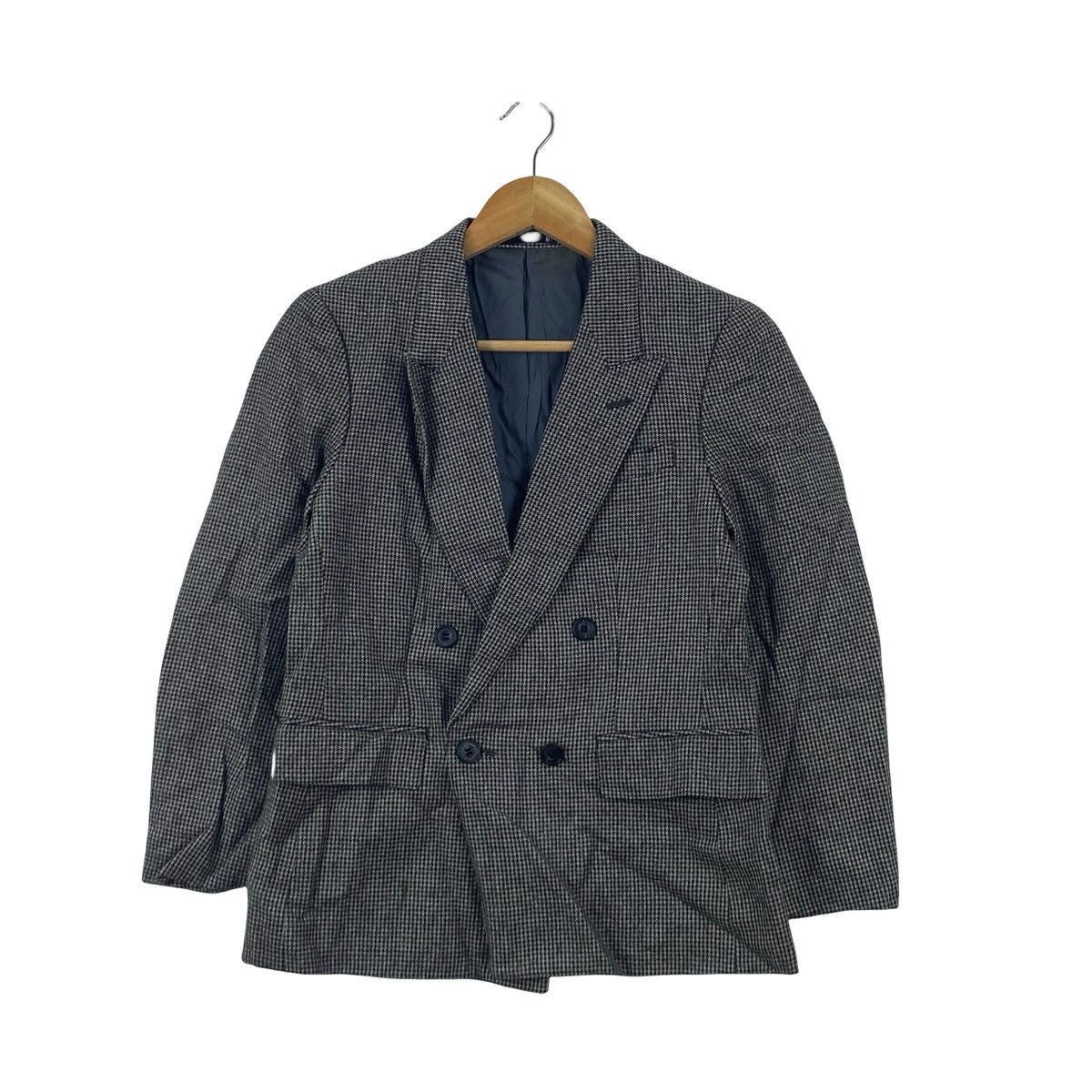 Burberry Vintage BURBERRYS HOUNDSTOOTH DOUBLE Breasted Tailored Size S / US 4 / IT 40 - 5 Thumbnail