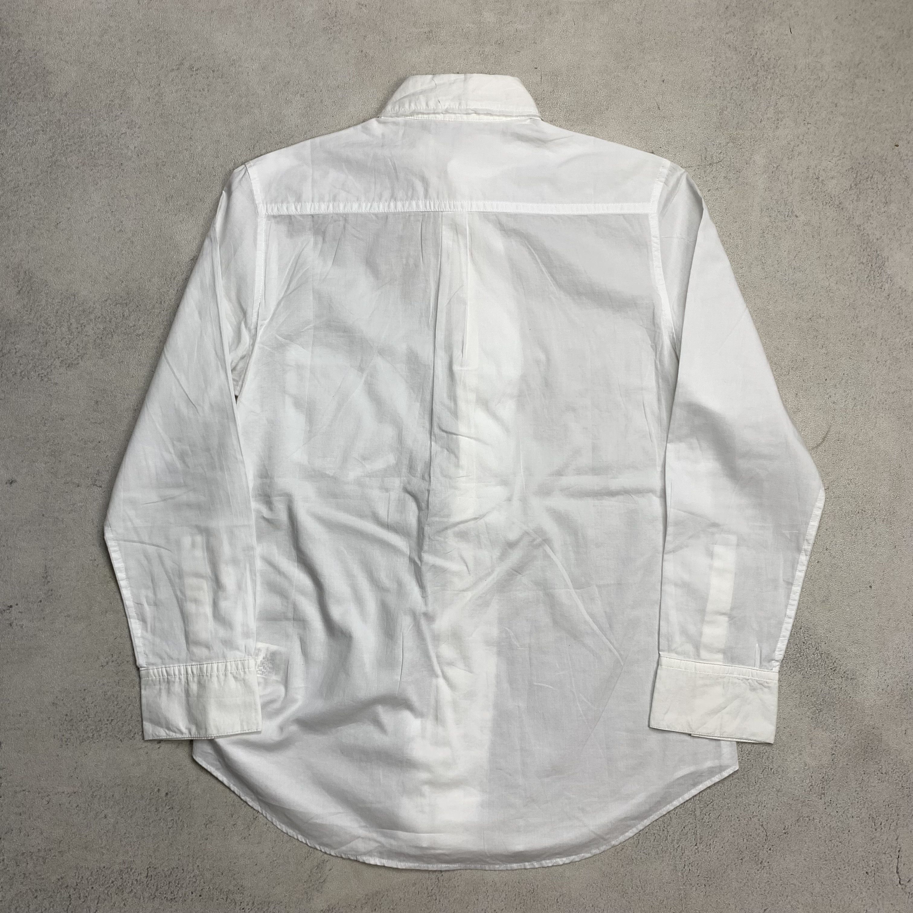 Yohji Yamamoto Y's Button Up Shirt Ruffle Frilled Placket Size S / US 4 / IT 40 - 2 Thumbnail