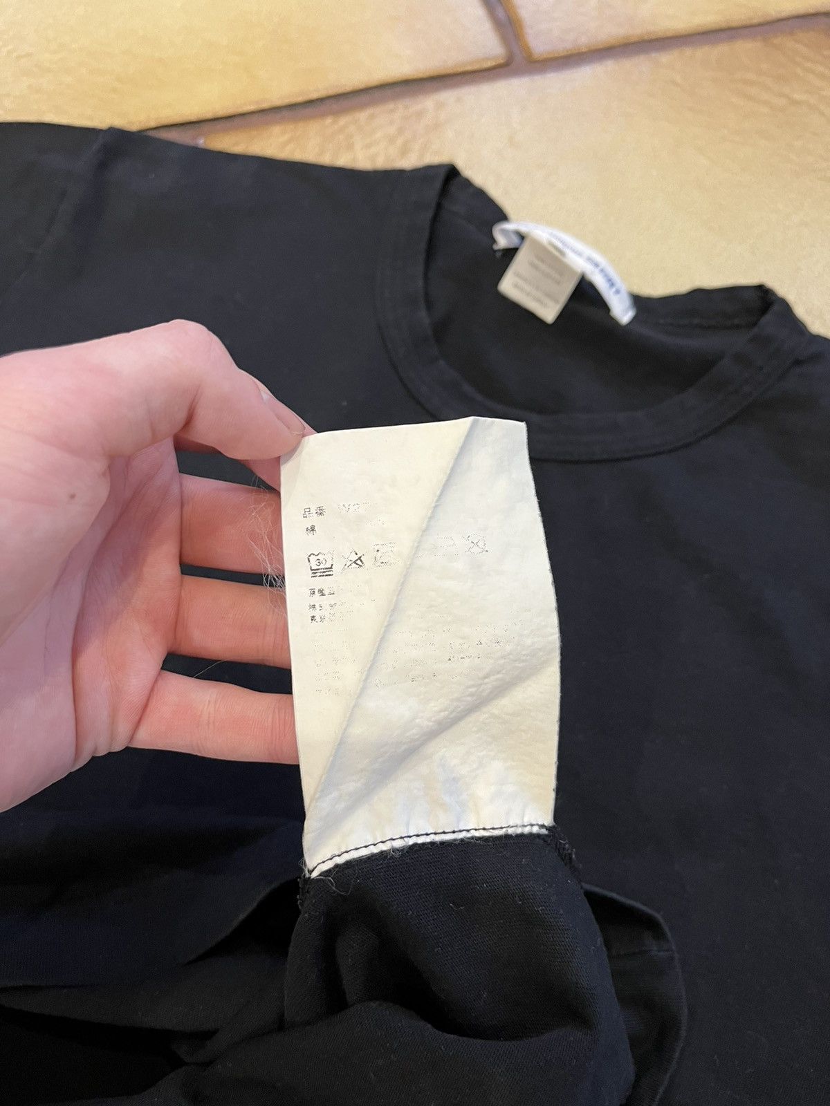 Comme des Garcons × Japanese Brand Comme des Garcons Shirt Logo Black T-Shirt Size US L / EU 52-54 / 3 - 7 Thumbnail