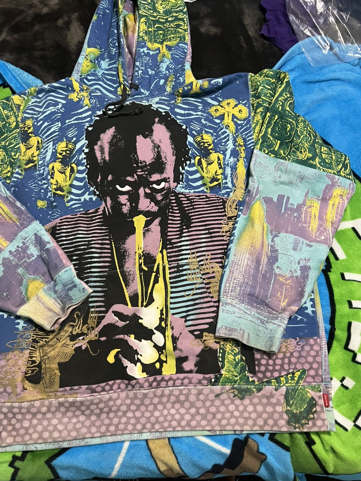 Supreme 🔥SS20 SUPREME MENS XL MILES DAVIS HOODIE 9.5/10 🔥🔥 Size US XL / EU 56 / 4 - 4 Thumbnail