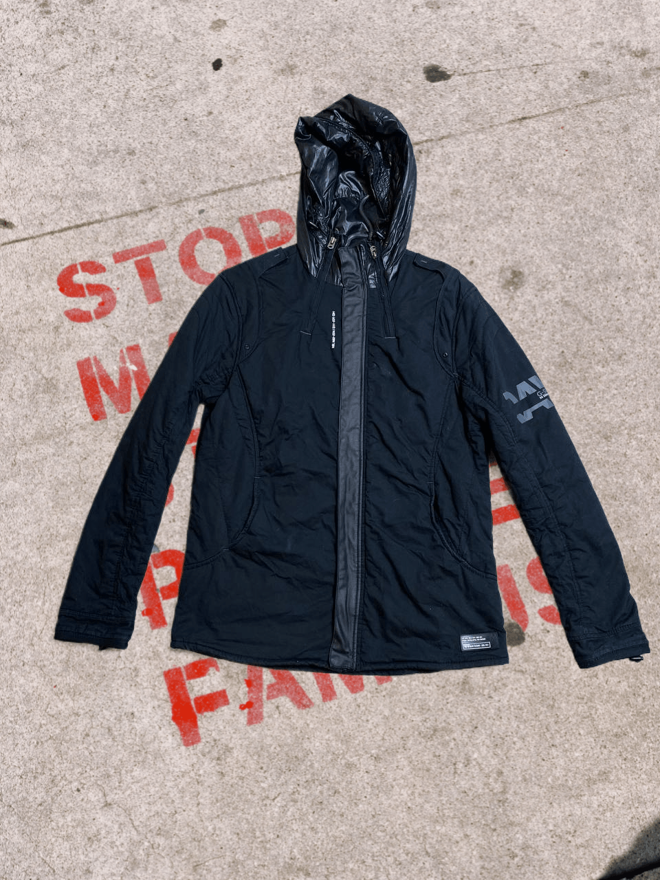 G-Star print logo G-Star Raw Size XL Jacket Y2K Vintage Size US XL / EU 56 / 4 - 1 Thumbnail