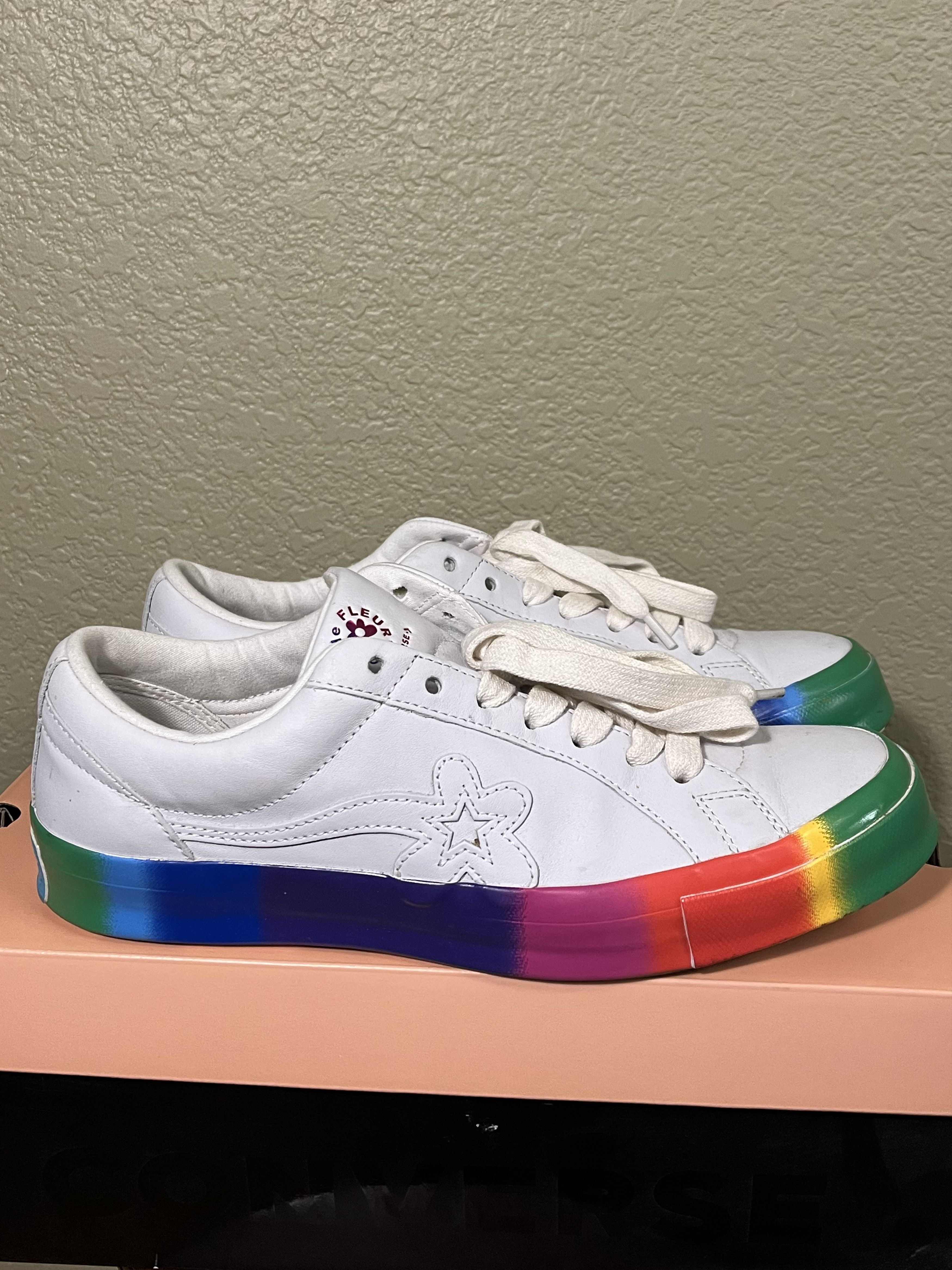 Converse Golf le Fleur Golf Le Fleur Uno Rainbow Sole Converse Size 10 Grailed