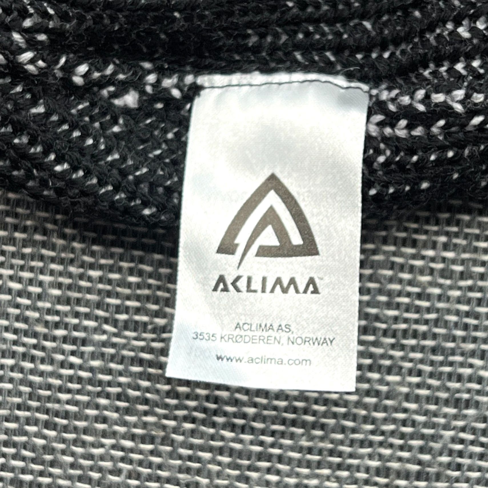 Vintage ACLIMA Beanie Hat One Size OS 100% Merino Wool Gray Black Ribbon Cuffed Unisex Adults Wool Hat Beanie OS Gray Merino Wool Ulvang Size ONE SIZE - 7 Thumbnail