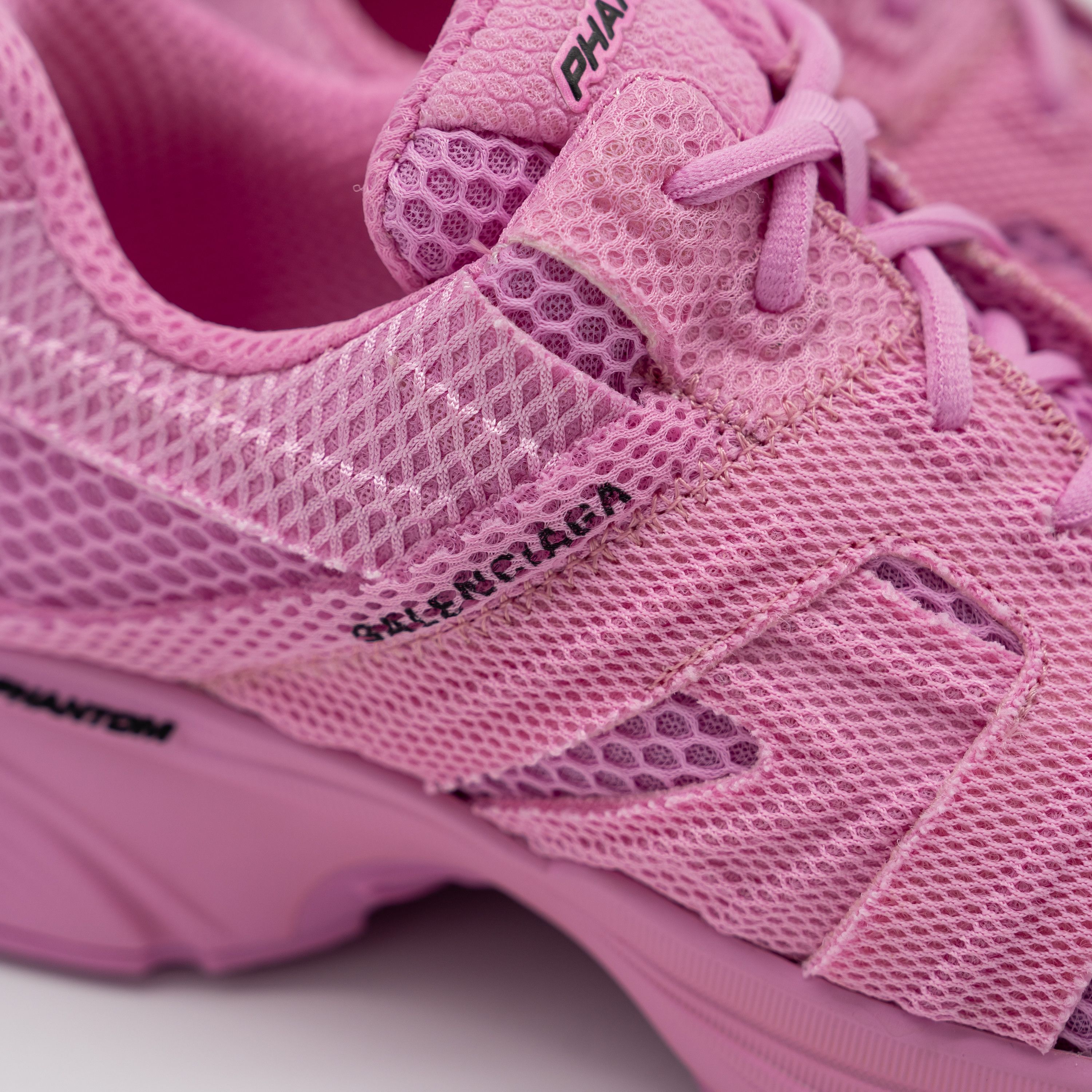 Balenciaga 38 EU / 8 US Balenciaga Phantom Sneakers Pink Mesh Size US 8 / IT 38 - 9 Thumbnail