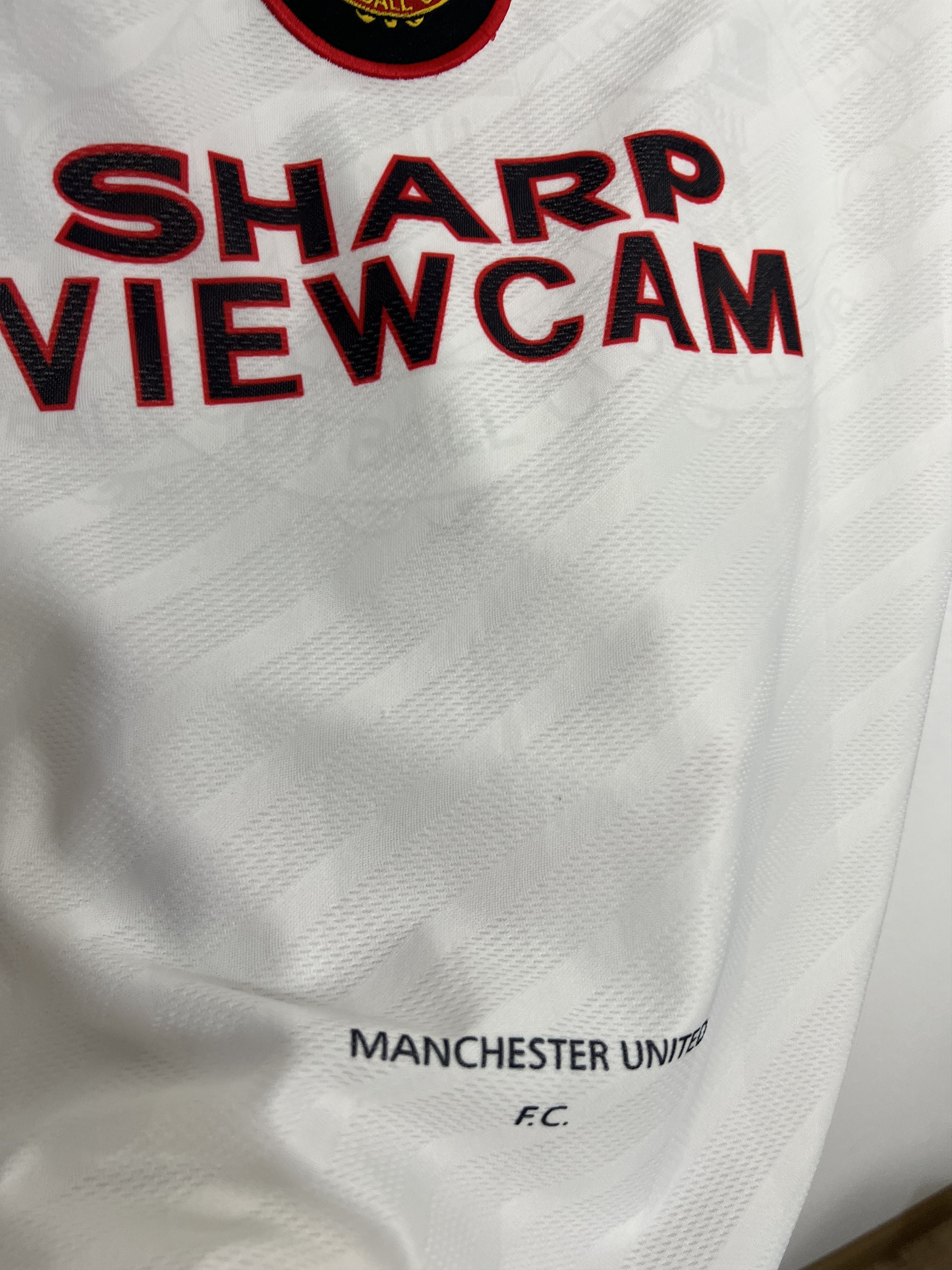Umbro Manchester United Away football shirt Soccer Jersey Trikot Size US L / EU 52-54 / 3 - 6 Thumbnail