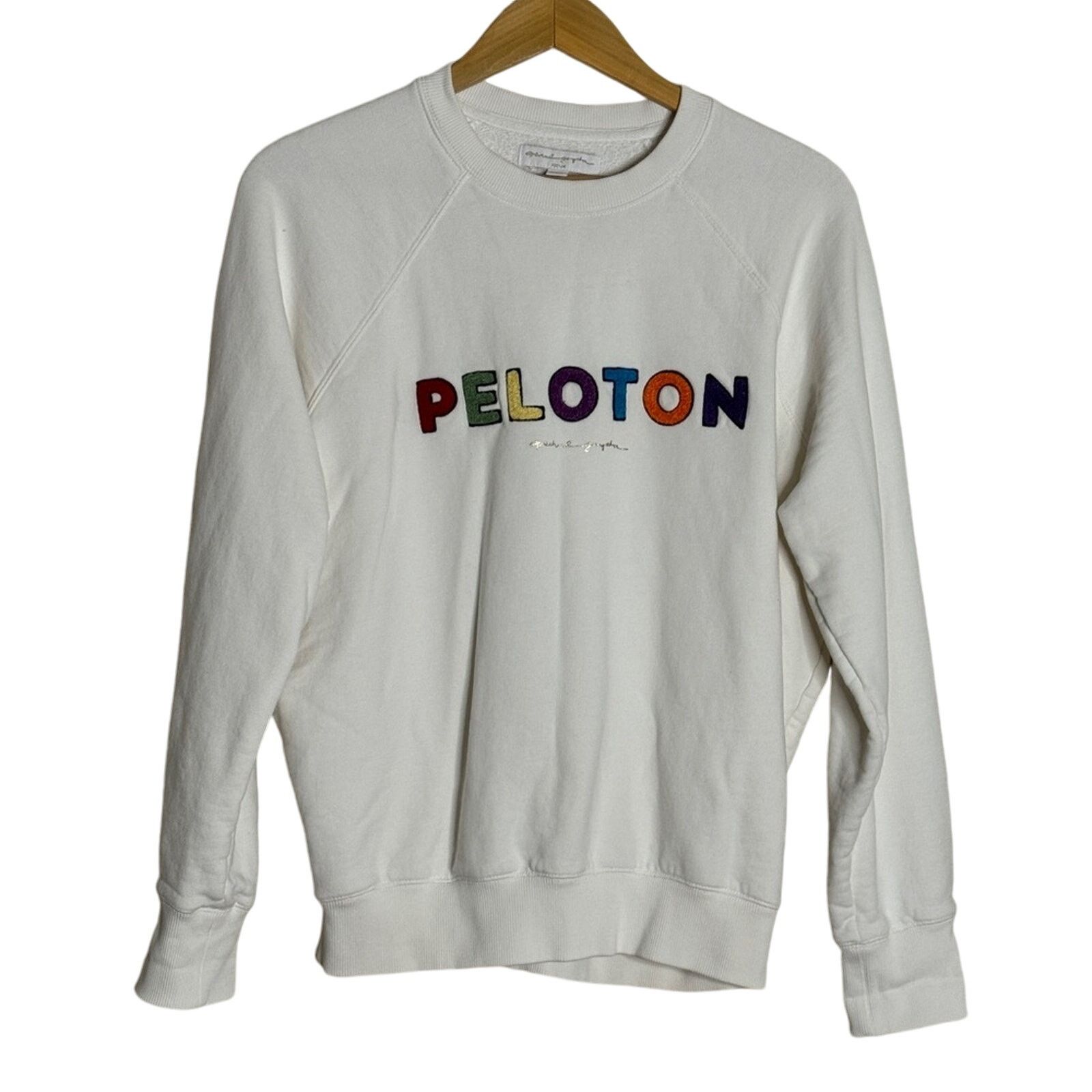 Spiritual Gangster Spiritual Gangster x Peloton Classic Crewneck White Size M Size M / US 6-8 / IT 42-44 - 1 Thumbnail