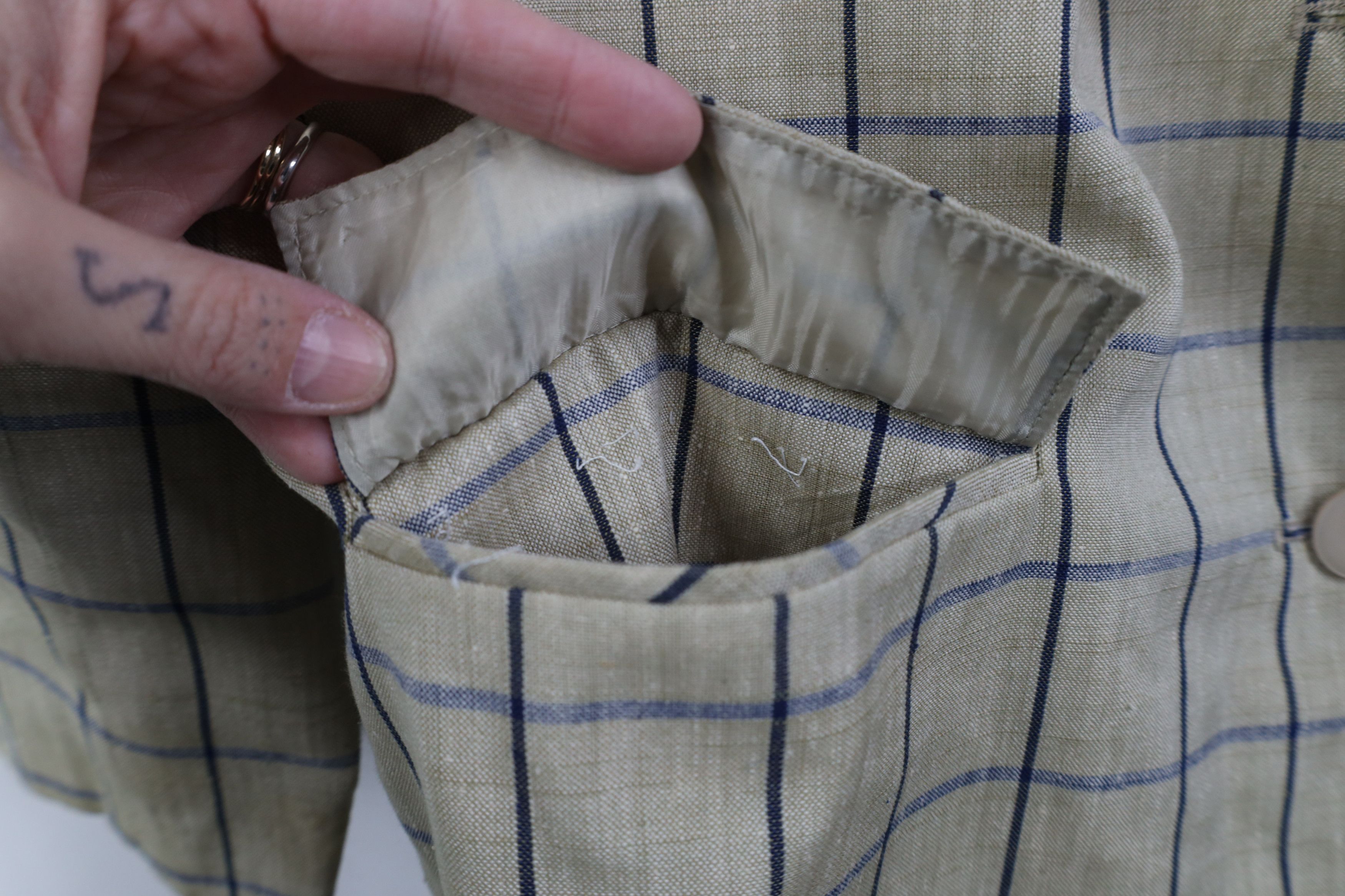 Pendleton Vintage 90s Pendleton Suit Coat Blazer Jacket Plaid USA Size XXL / US 16-18 / IT 52-54 - 5 Thumbnail