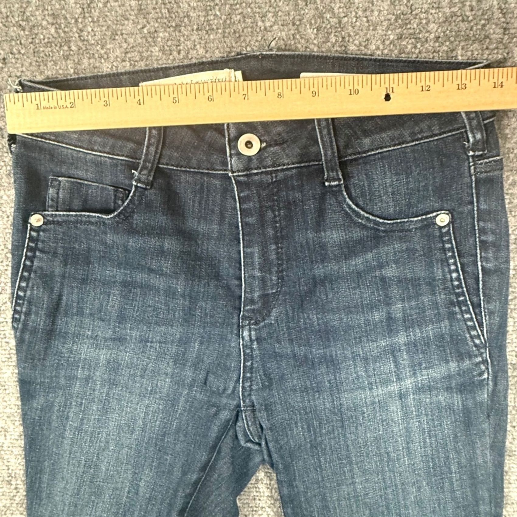 Vintage Pilcro and the Letterpress High-Rise Denim Leggings Dark Wash Size 26 Womens Size 26" / US 2 / IT 38 - 6 Thumbnail