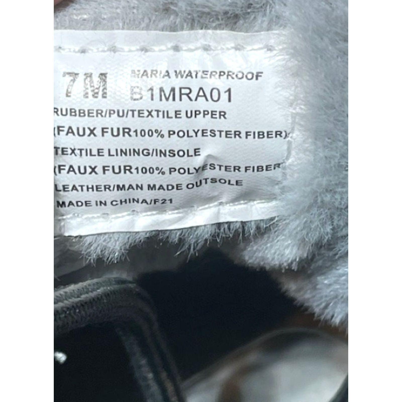 Vintage JBU by Jambu Snow Boots Womens 7M Maria Waterproof Faux Fur Black Mid-Calf Waterproof Snow Boot Womens 7M Black Size US 7 / IT 37 - 7 Thumbnail
