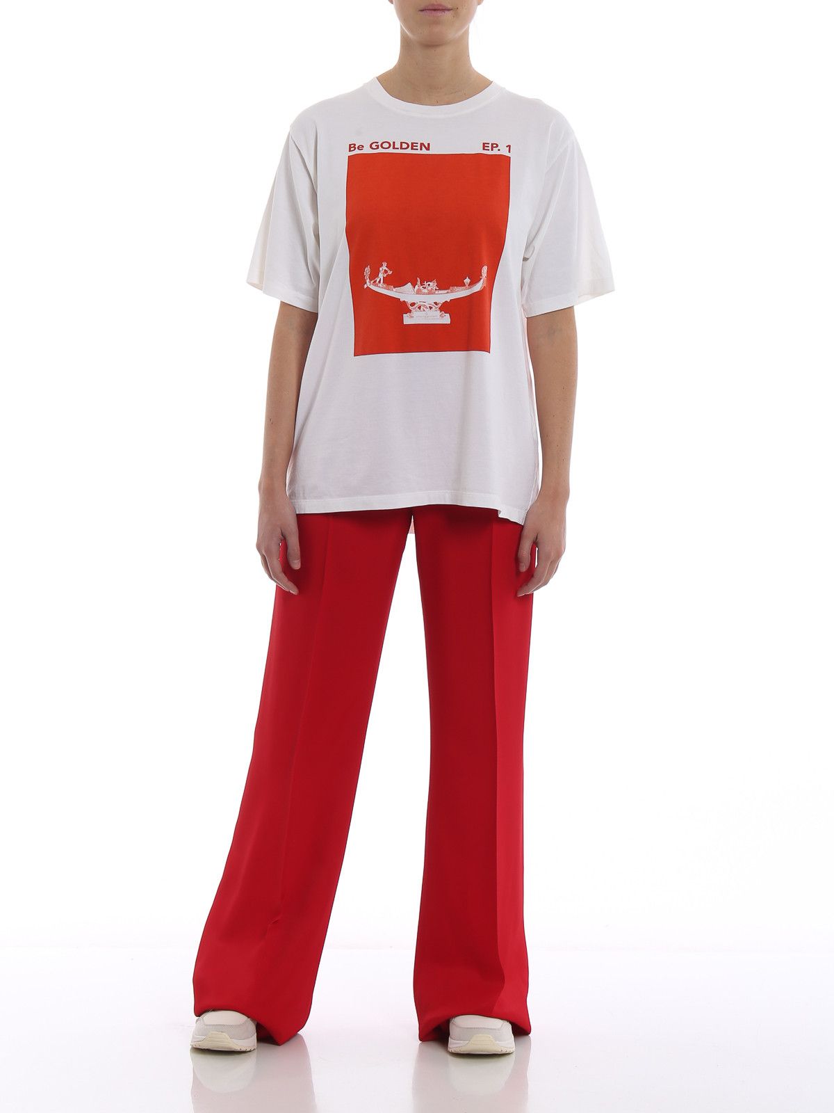 Golden Goose o1y0725 Casual Pant in Red Size 27" / US 4 / IT 40 - 5 Thumbnail