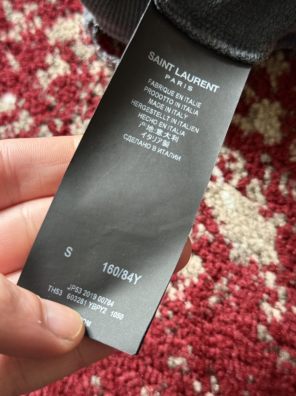 Saint Laurent Paris THRASHED Hedi era MALIBU hoodie Size US S / EU 44-46 / 1 - 9 Thumbnail