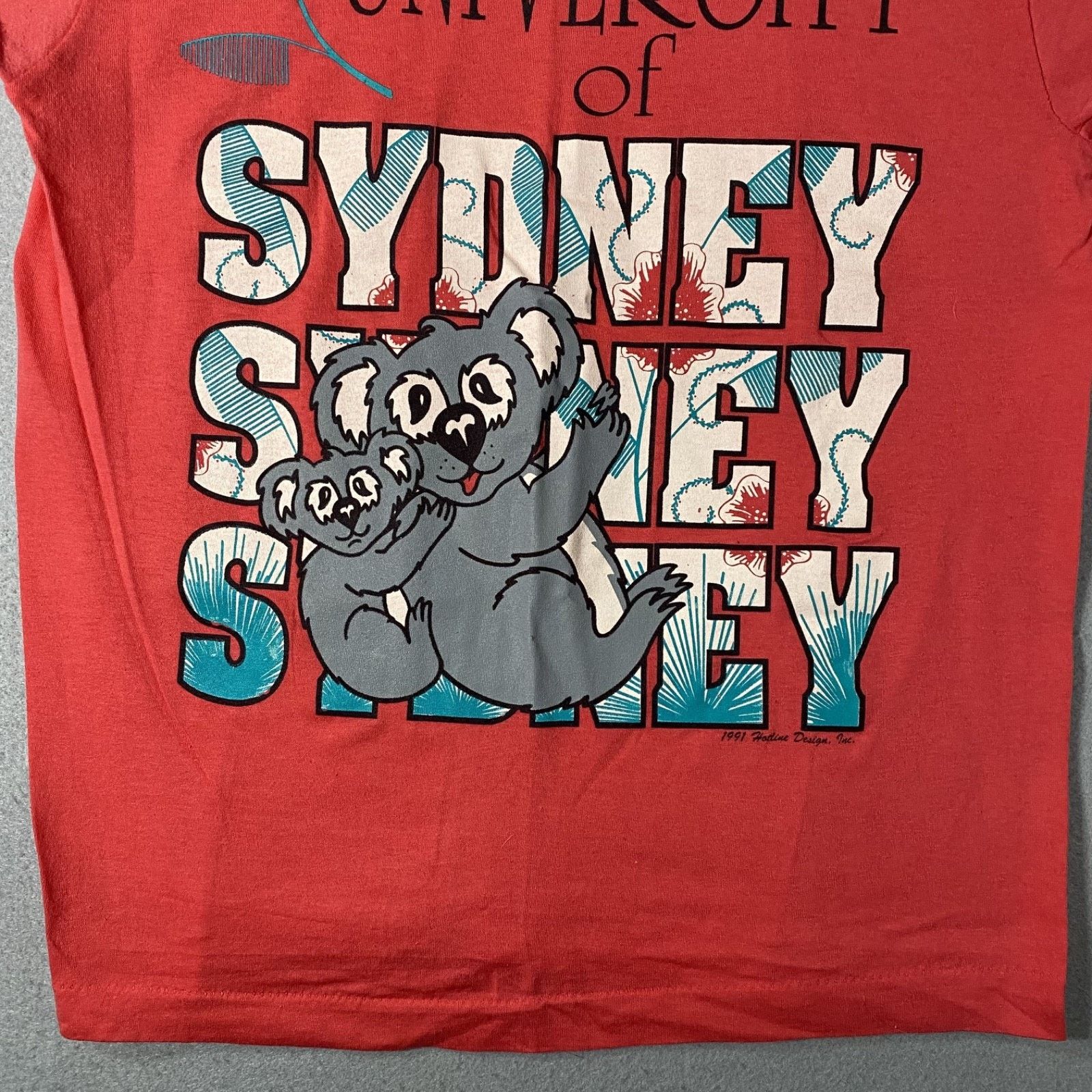 Other Vintage University of Sydney Koala Red T Shirt Medium USA Size US M / EU 48-50 / 2 - 3 Thumbnail