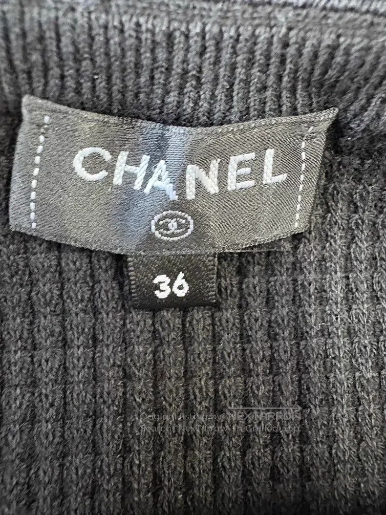 Chanel Chanel 24A black lace lace double C logo suspender Size XS / US 0-2 / IT 36-38 - 5 Thumbnail