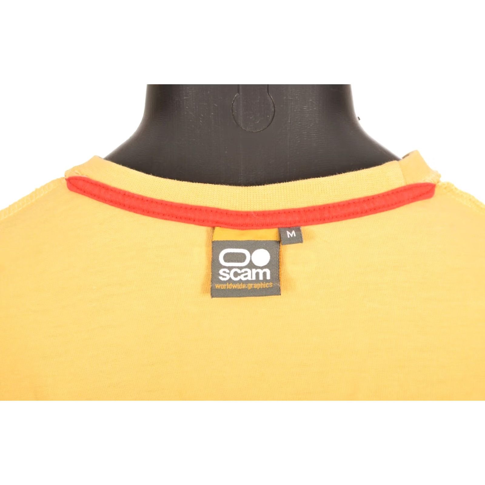 Vintage VINTAGE Scam Skate T-ShirT Shirt Size M Yellow Men Size US M / EU 48-50 / 2 - 5 Thumbnail