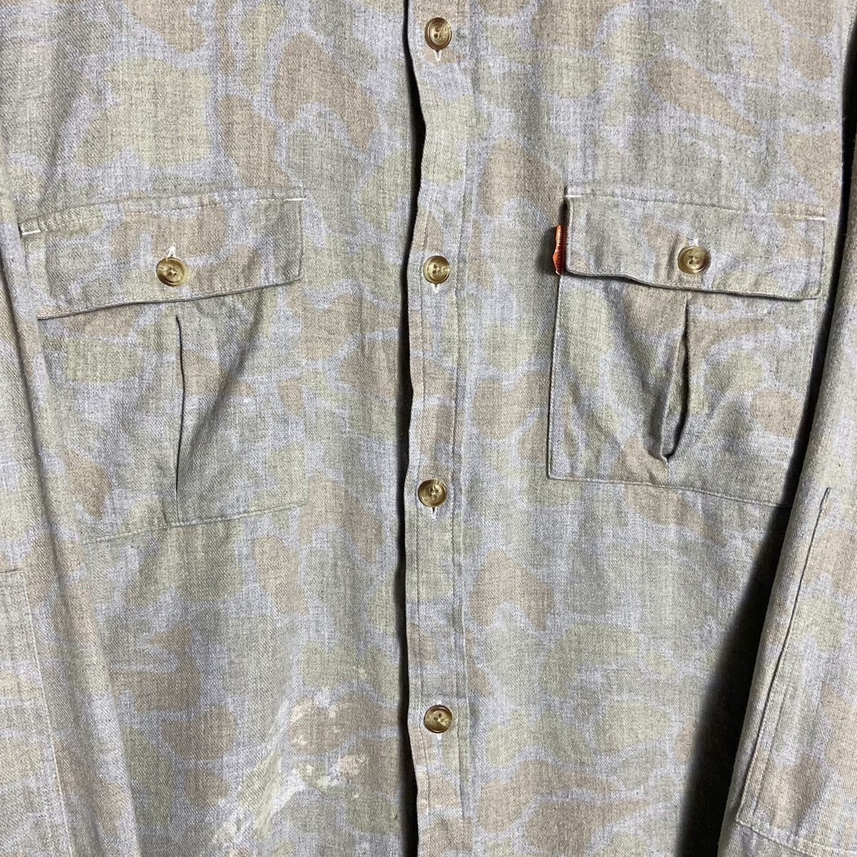 Stussy × Vintage Vintage Stussy Camo Military Pocket Long Sleeve Shirt Size US L / EU 52-54 / 3 - 5 Thumbnail