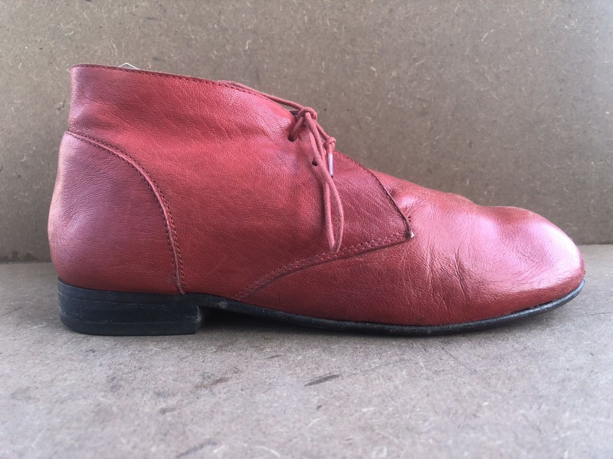 Rundholz Rundholz Red Calfskin Leather Women’s Shoes Size 37 Size US 7 / IT 37 - 1 Thumbnail