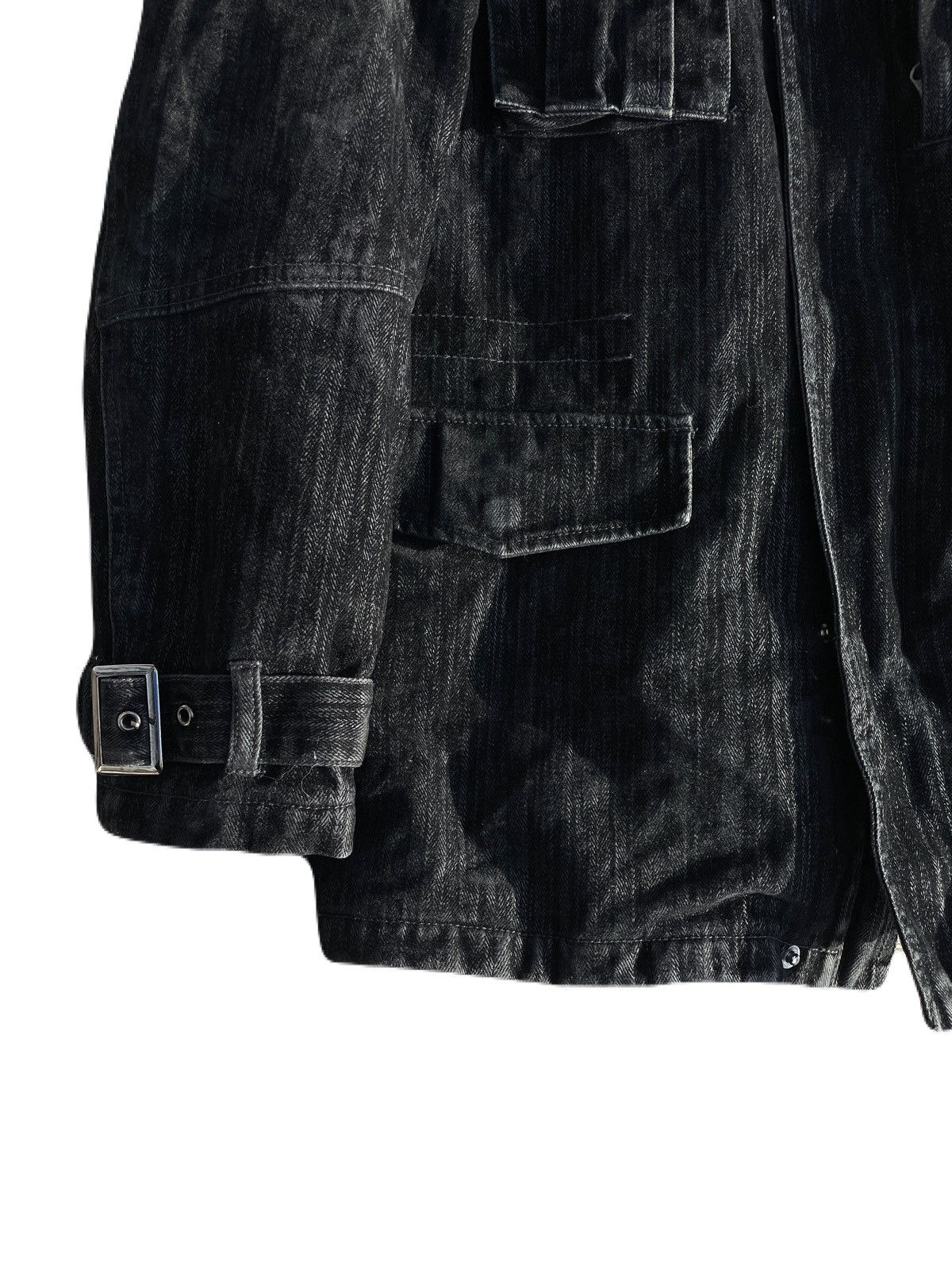 If Six Was Nine 2000s Japanese archive Multi Gimmic Belted Jacket Y2K Vkei Size US S / EU 44-46 / 1 - 7 Thumbnail