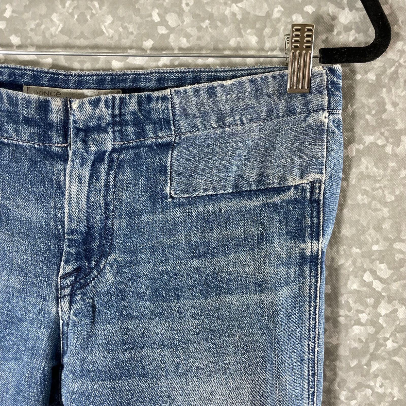 Vince Vince Patchwork Straight Leg Ankle Jeans - Size 26, Low Rise Size 26" / US 2 / IT 38 - 3 Thumbnail