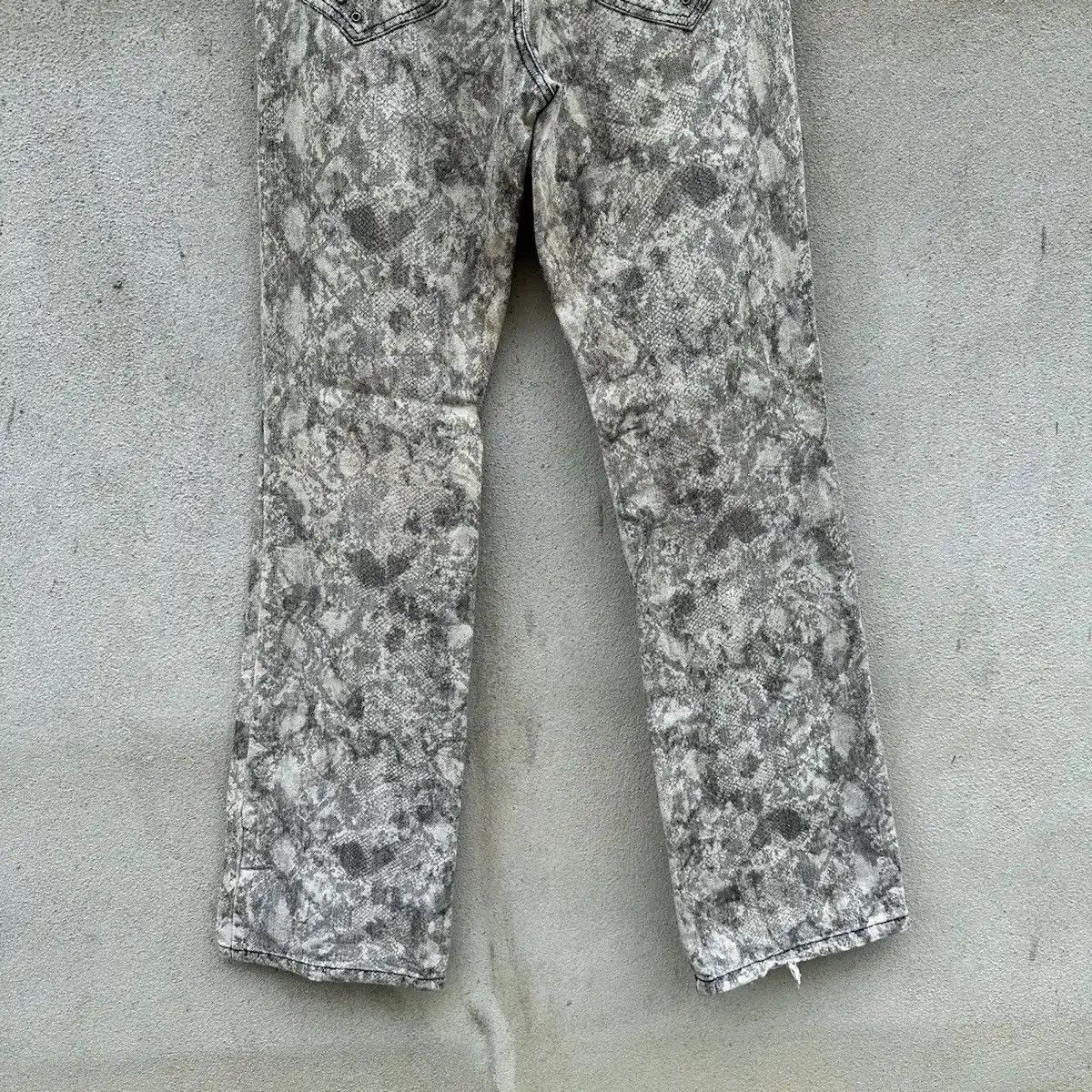 Seditionaries FLARES‼️SEMATIC DESIGN JEAN SNAKE SKIN TROUSERS BOOTCUT PANT Size US 30 / EU 46 - 14 Thumbnail