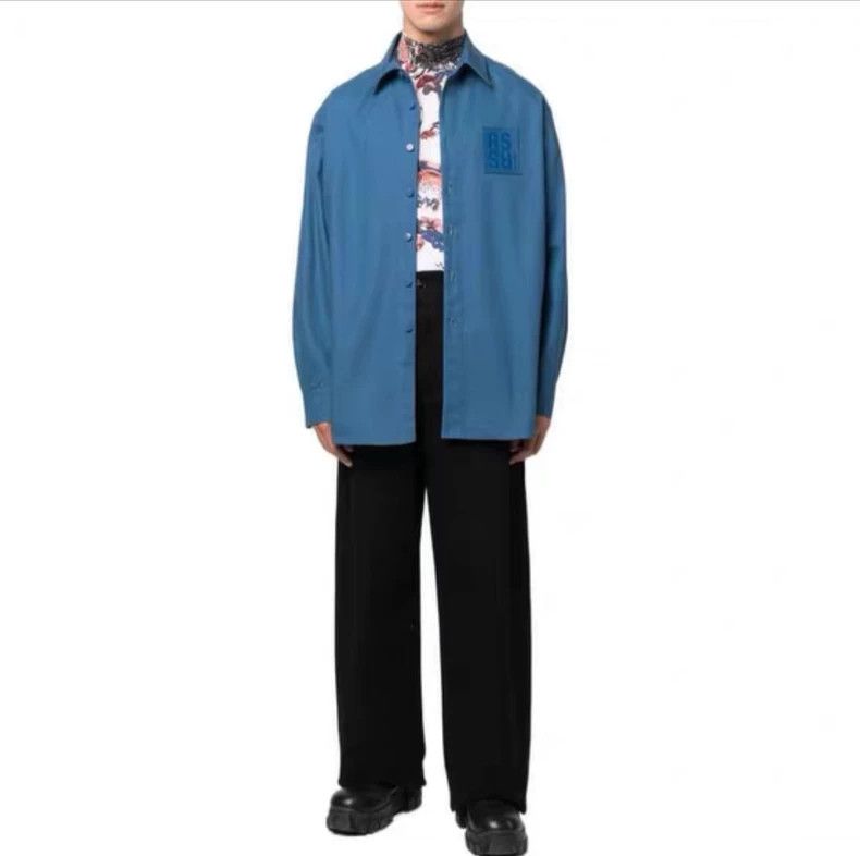 Raf Simons Raf simons 23ss raf leather brand denim jacket Size US M / EU 48-50 / 2 - 8 Thumbnail