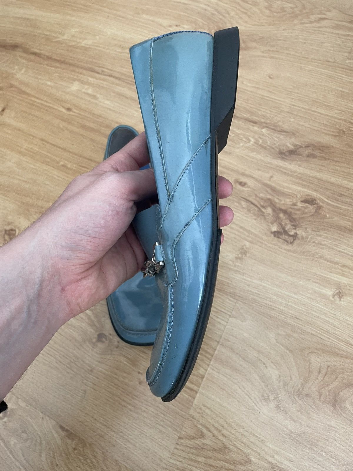 Prada Prada shiny leather loafer SS99 Size US 7.5 / IT 37.5 - 7 Thumbnail