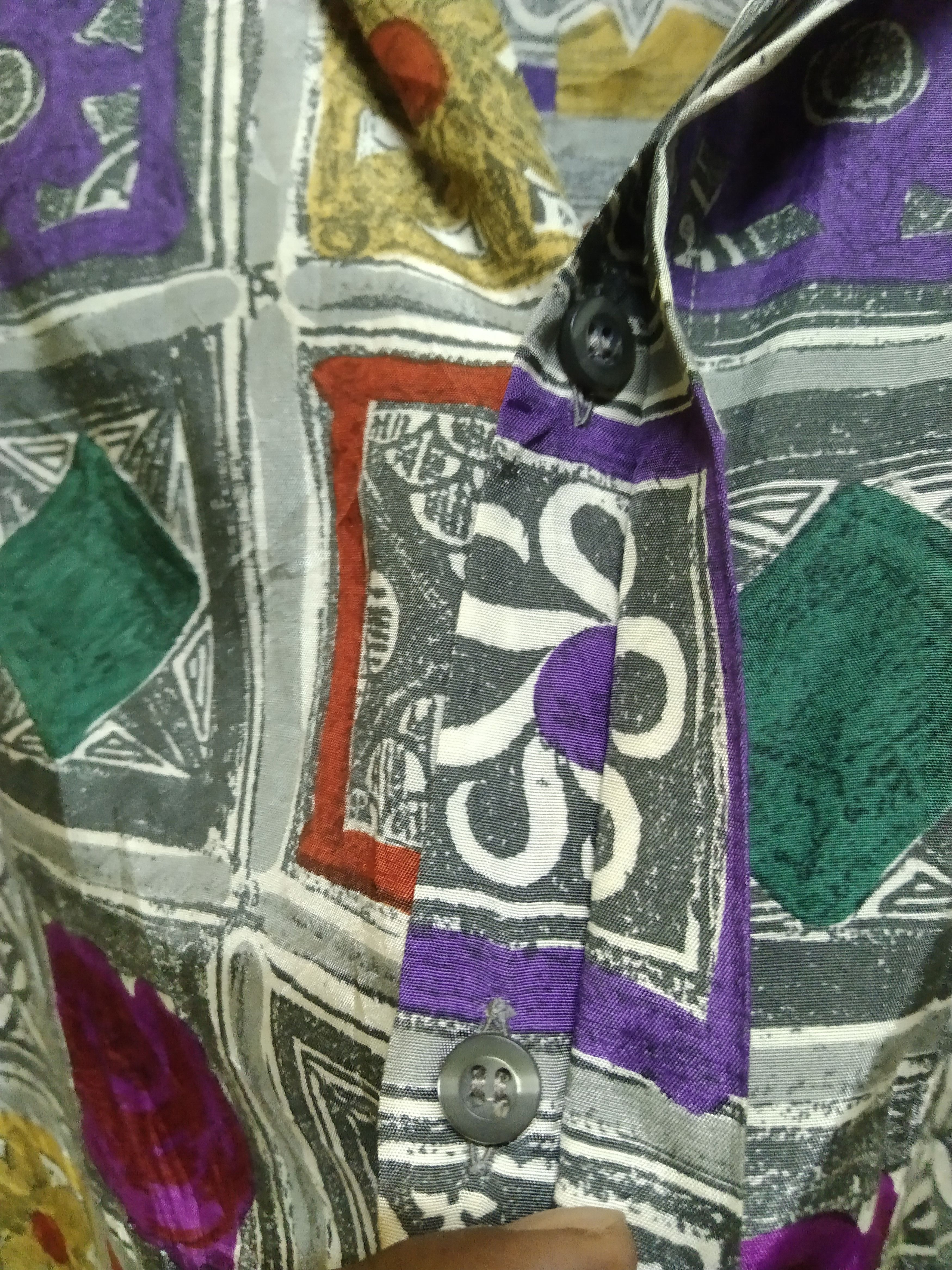 Designer × Pal Zileri × Vintage Pal Zileri Silk Shirt Size US XL / EU 56 / 4 - 8 Thumbnail