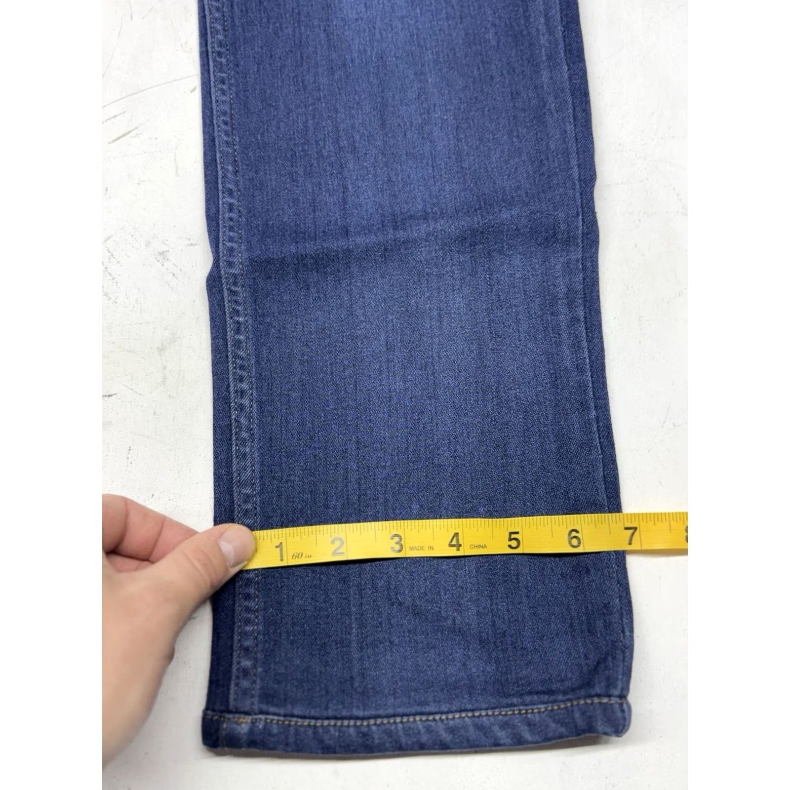 Paige PAIGE Lennox Slim Fit Stretch Performance Casual Jeans Mens 33x29 Blue Size US 33 - 7 Thumbnail
