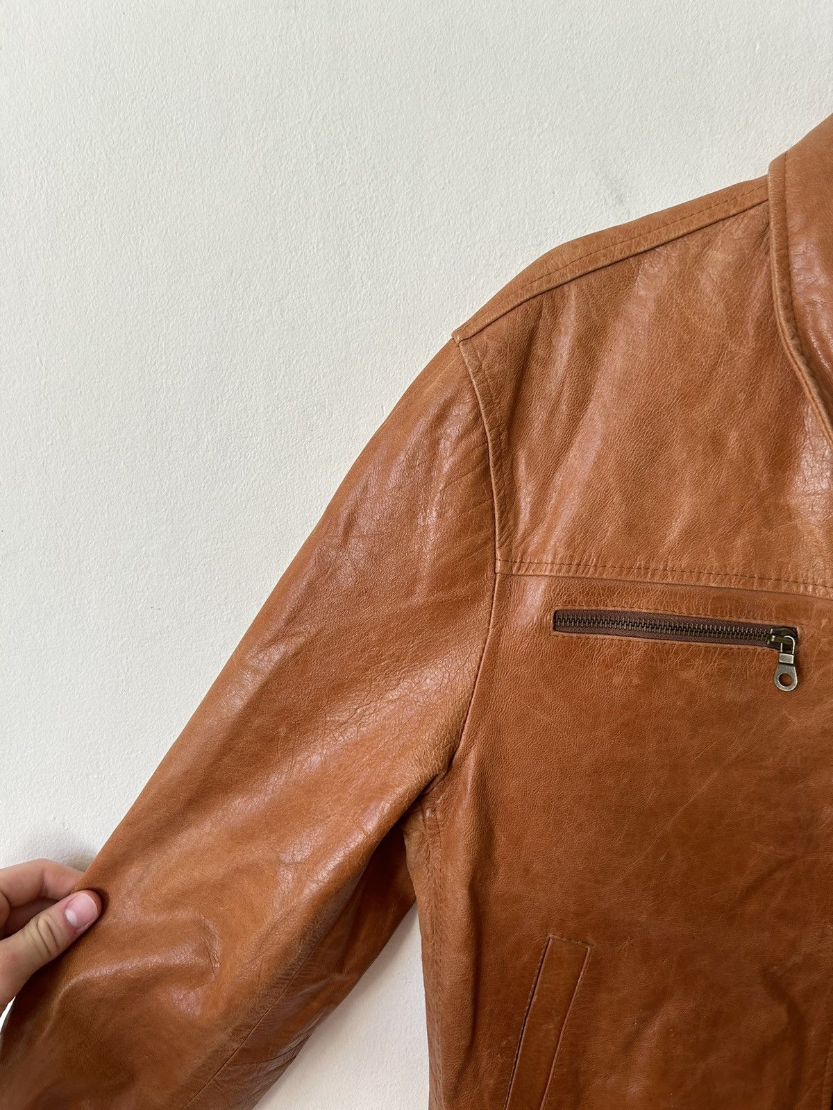 Other Leather Jacket PVC Polyester y2k Distressed Heavy M Size US M / EU 48-50 / 2 - 4 Thumbnail