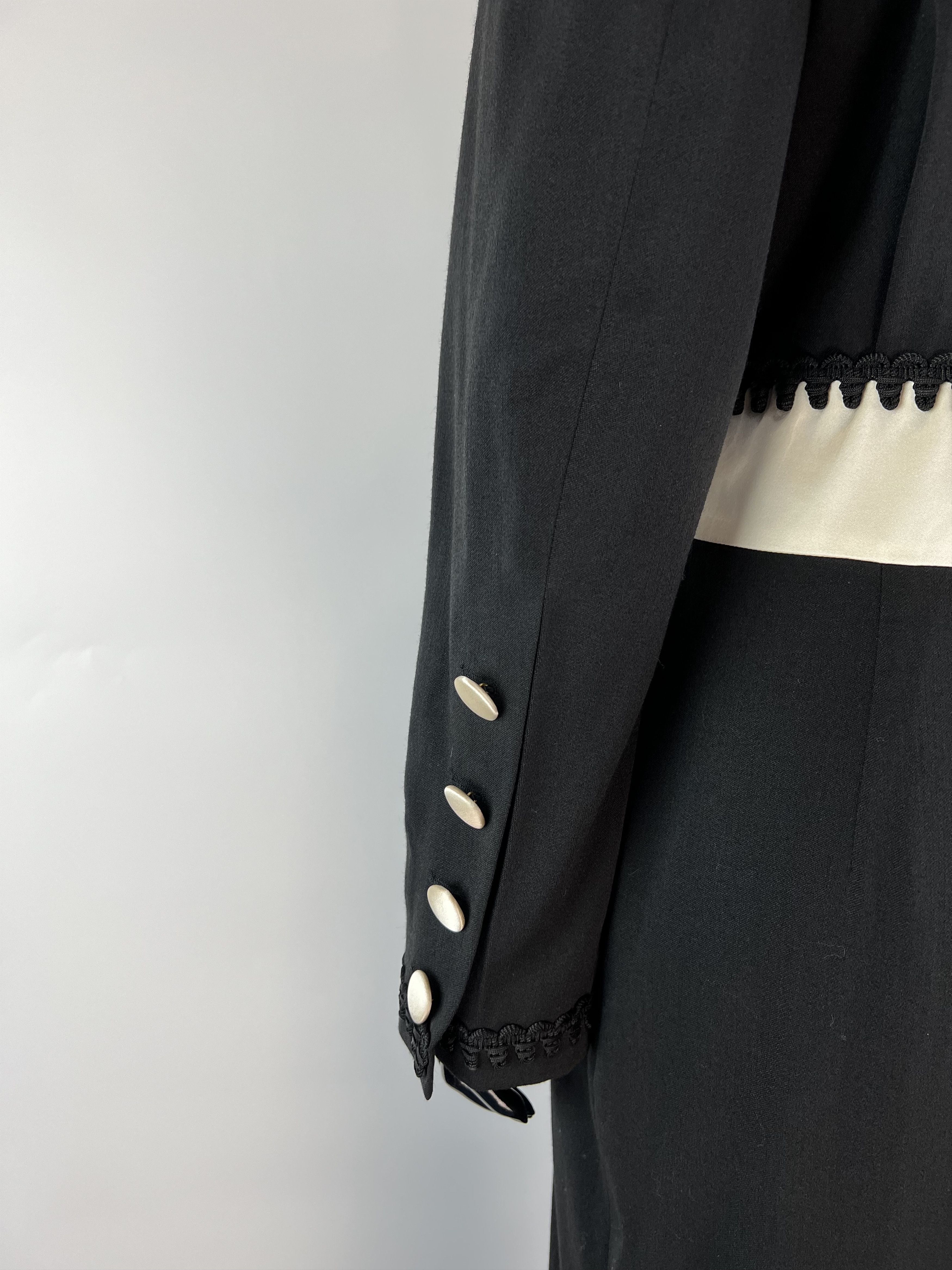 Escada Escada by Margaretha Ley Rare Vtg Wool Silk Jumpsuit Size 38 Size 30" / US 8 / IT 44 - 4 Thumbnail