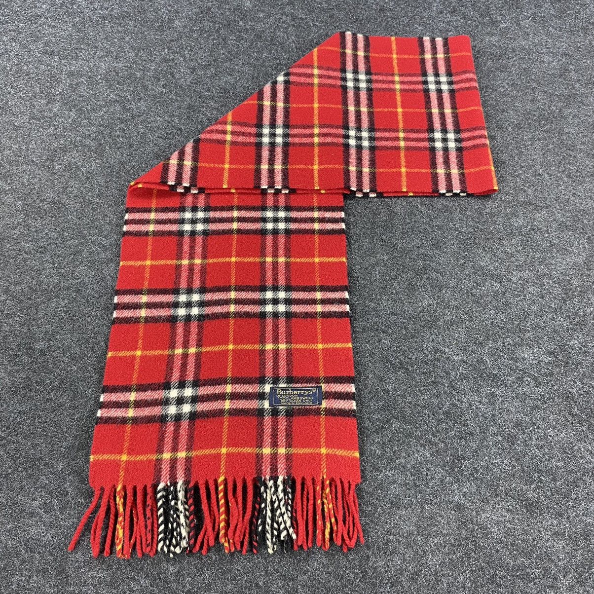 Burberry × Vintage Burberrys Scarf # D233 # Muffler # Neckwear Size ONE SIZE - 6 Thumbnail