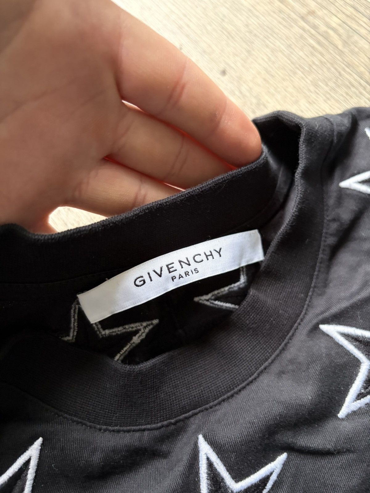 Givenchy Givenchy embroidery star shirt black Size US L / EU 52-54 / 3 - 4 Thumbnail